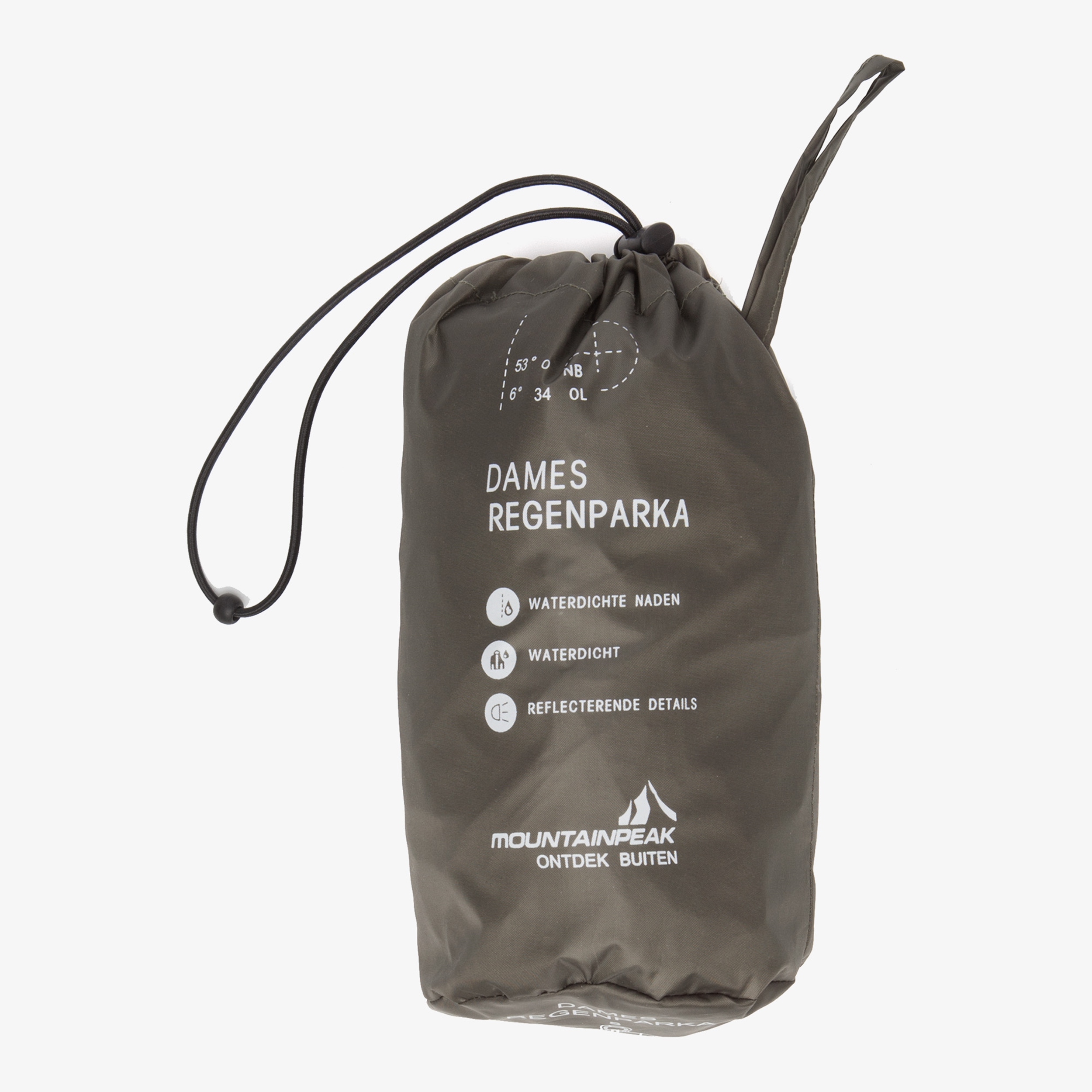 Mountain Peak dames regenparka groen jassen – foto 3