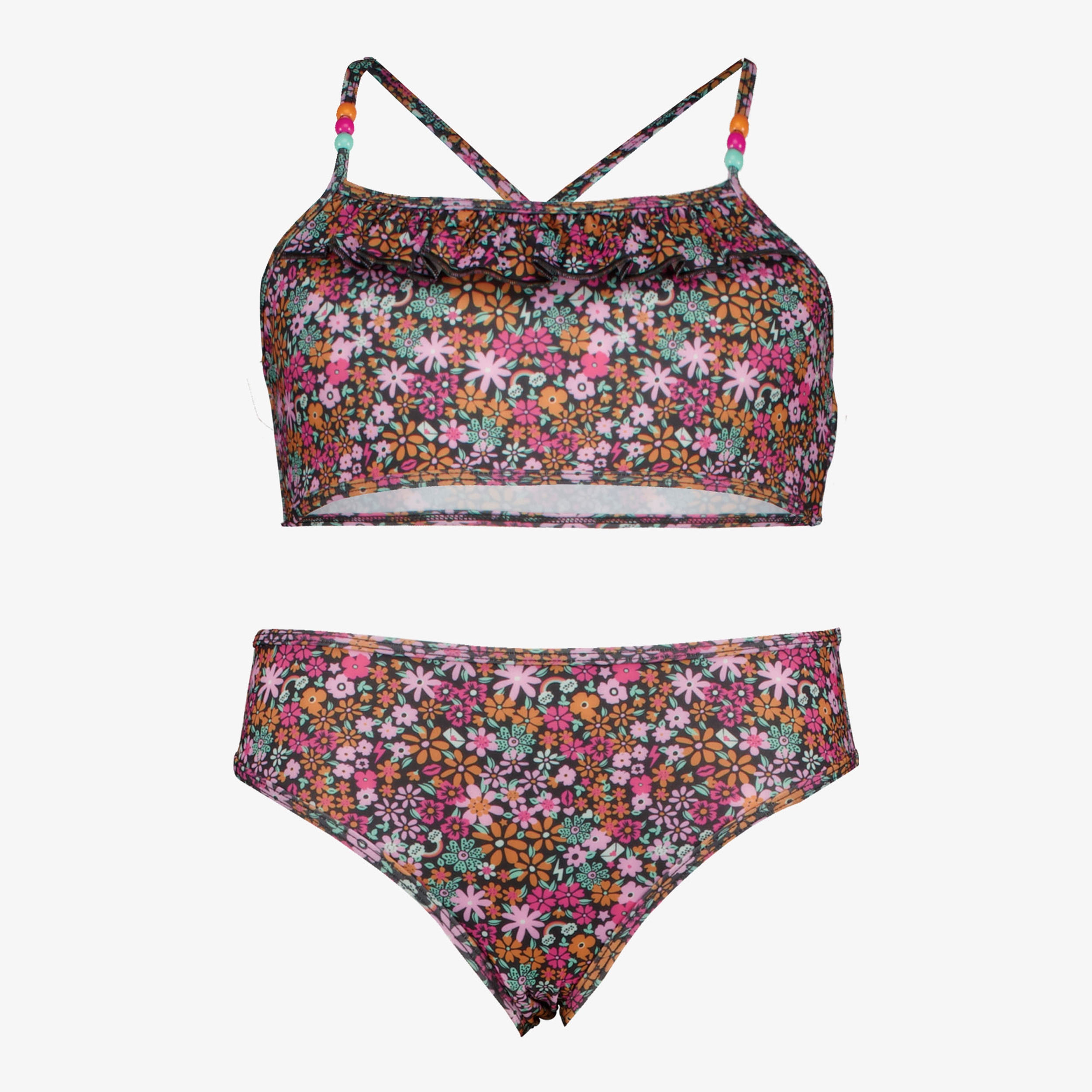 Osaga meisjes bikini met bloemenprint