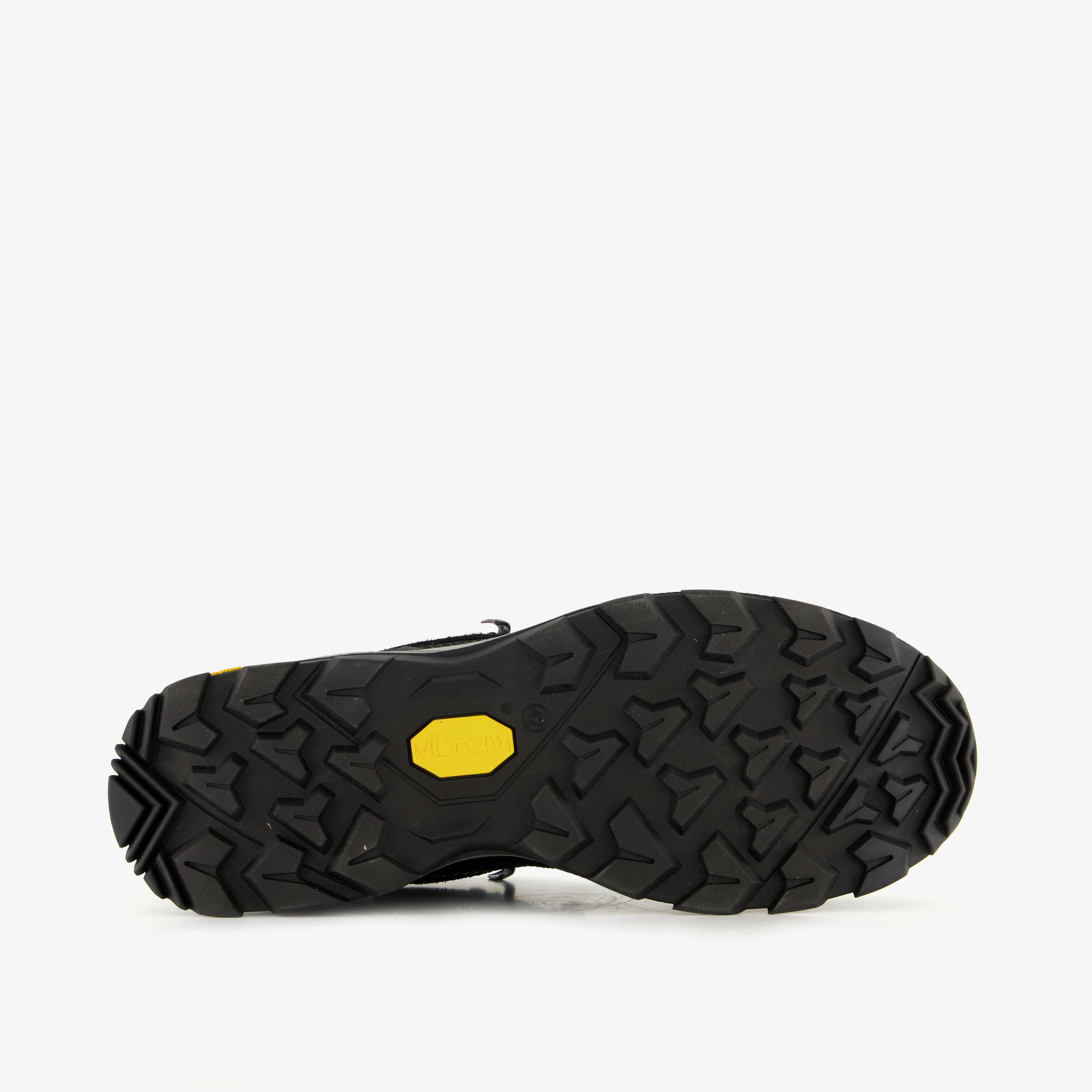 Mountain Peak suède dames wandelschoenen vibram zool zwart – foto 3