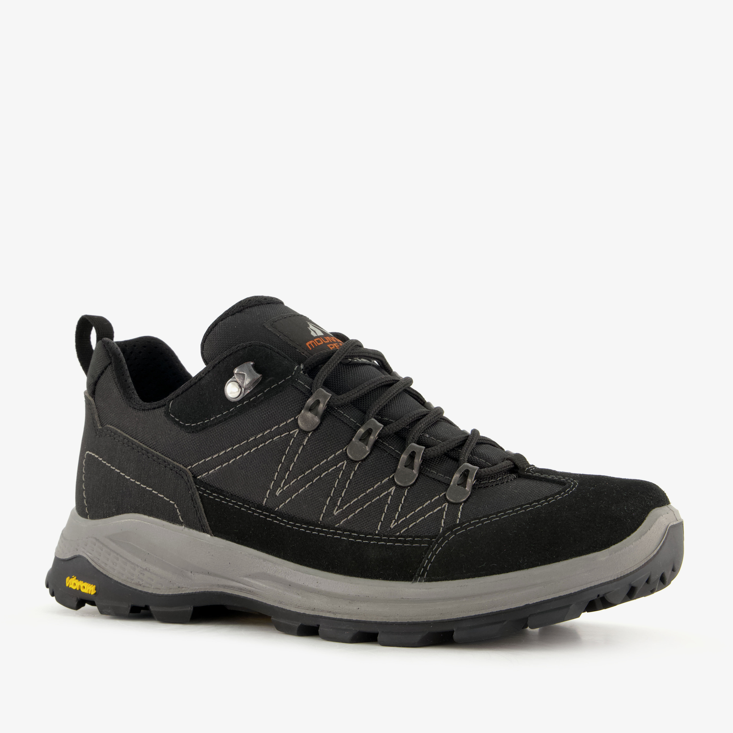 Mountain Peak suède dames wandelschoenen vibram zool zwart