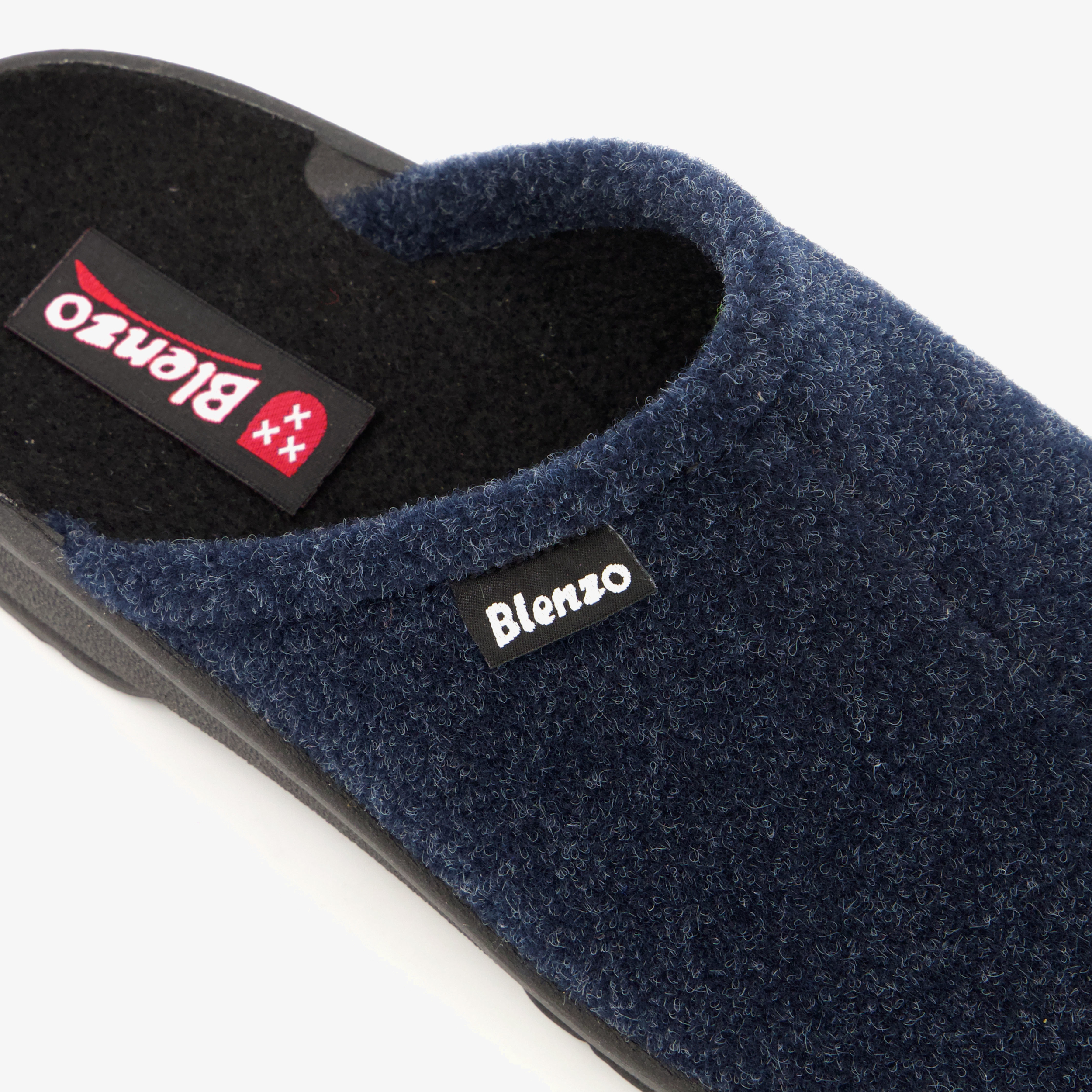 Blenzo dames instap pantoffels blauw muilen – foto 5