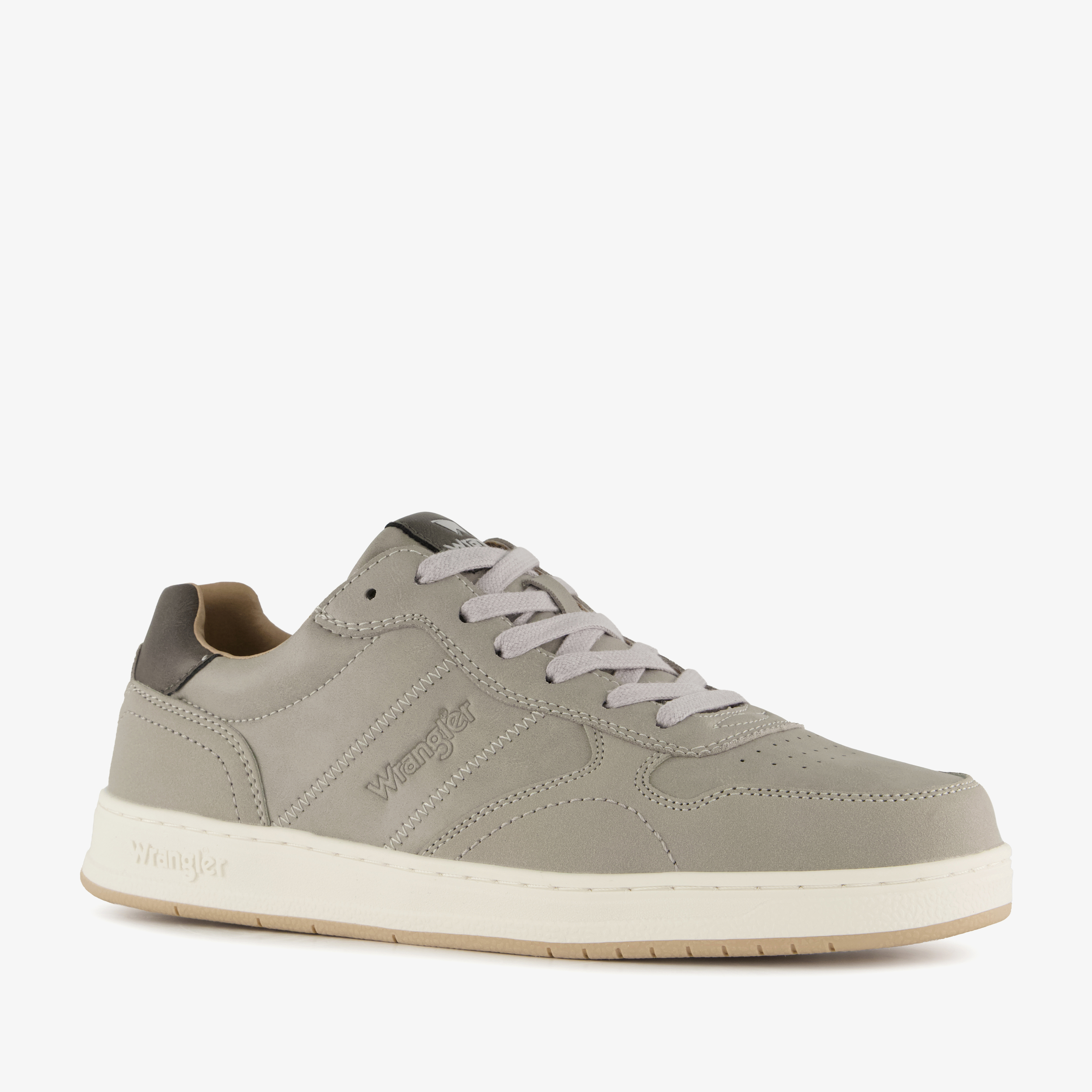 Wrangler heren sneakers grijs wit