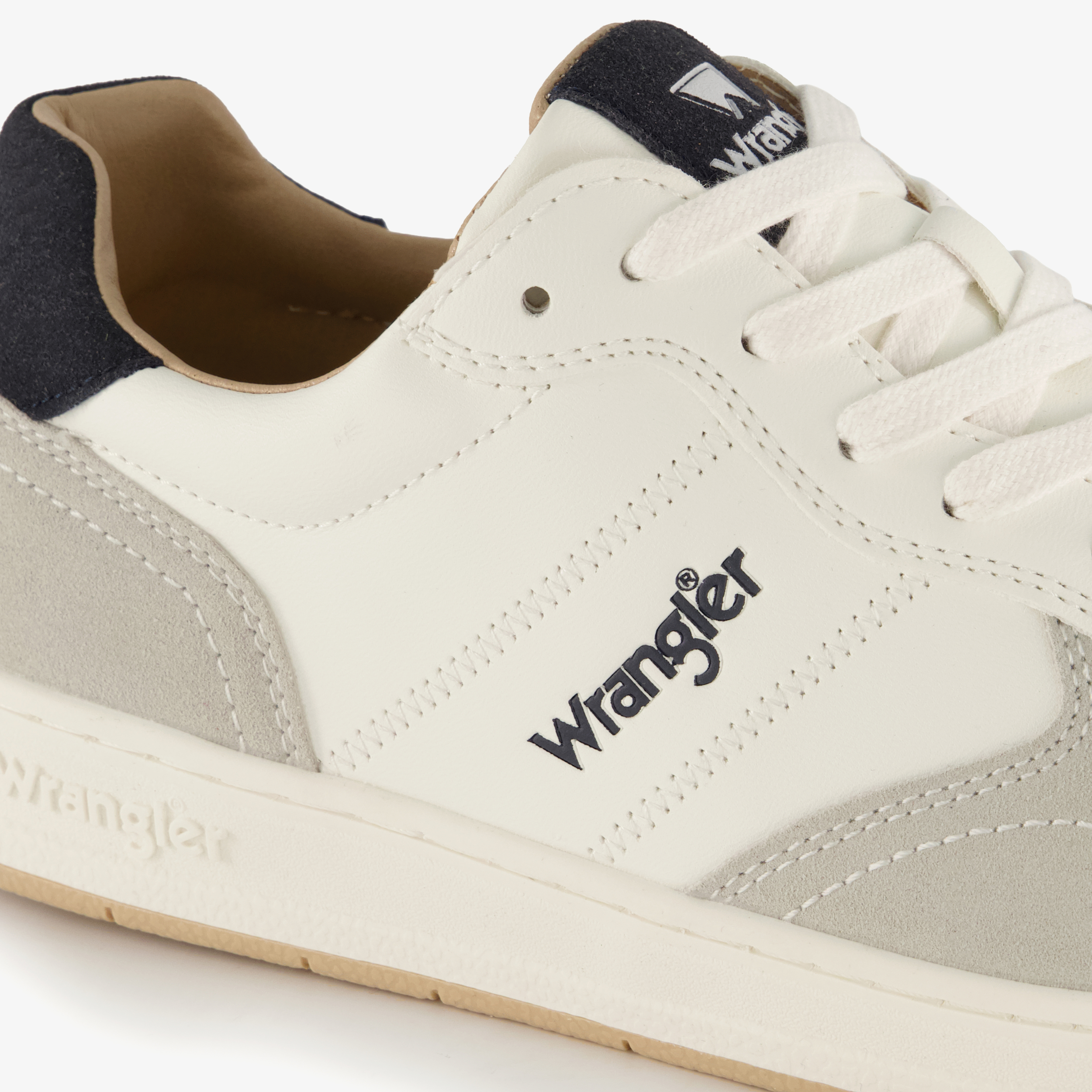 Wrangler heren sneakers wit grijs – foto 5