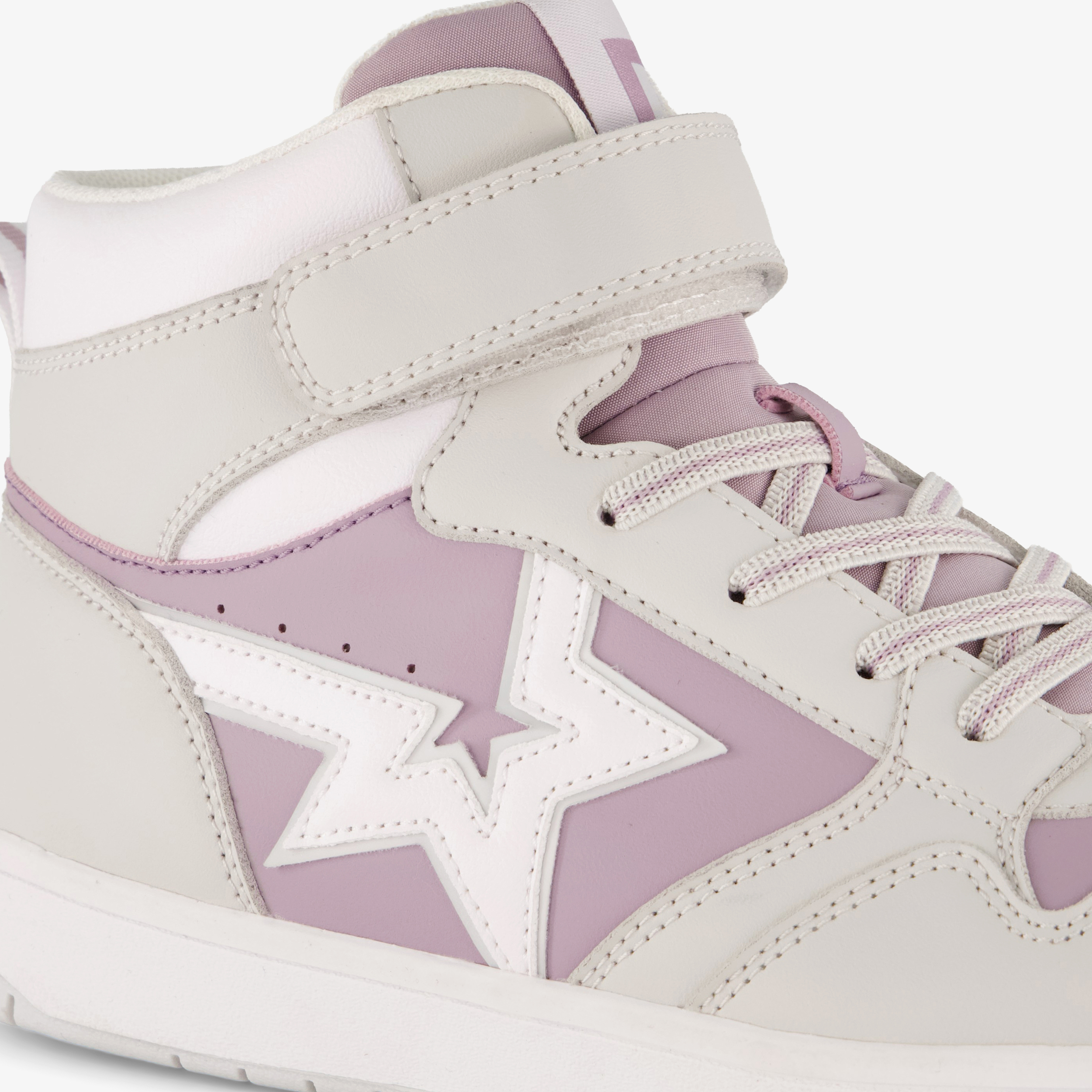 Blue Box meisjes hoge sneakers grijs roze – foto 5
