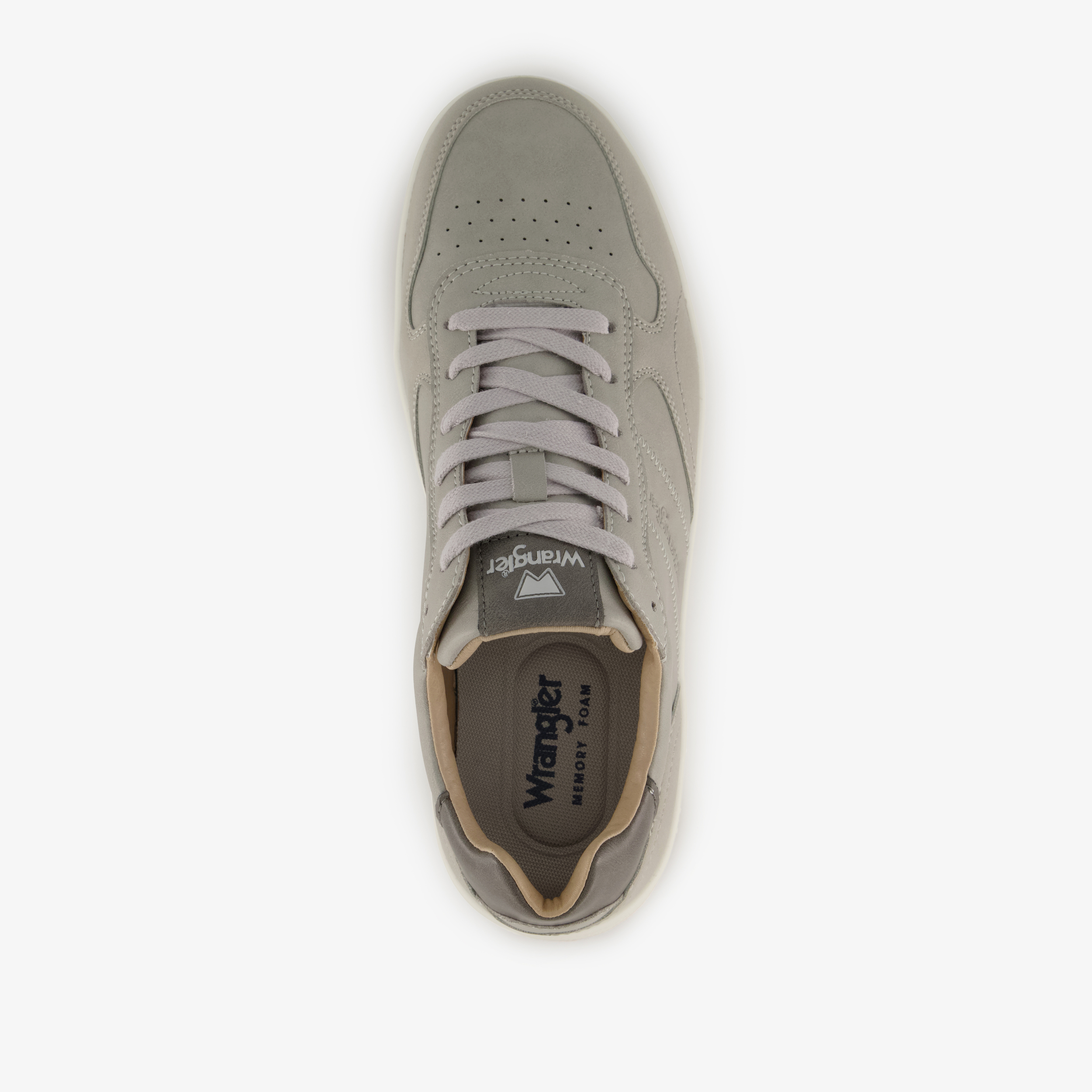 Wrangler heren sneakers grijs wit – foto 4