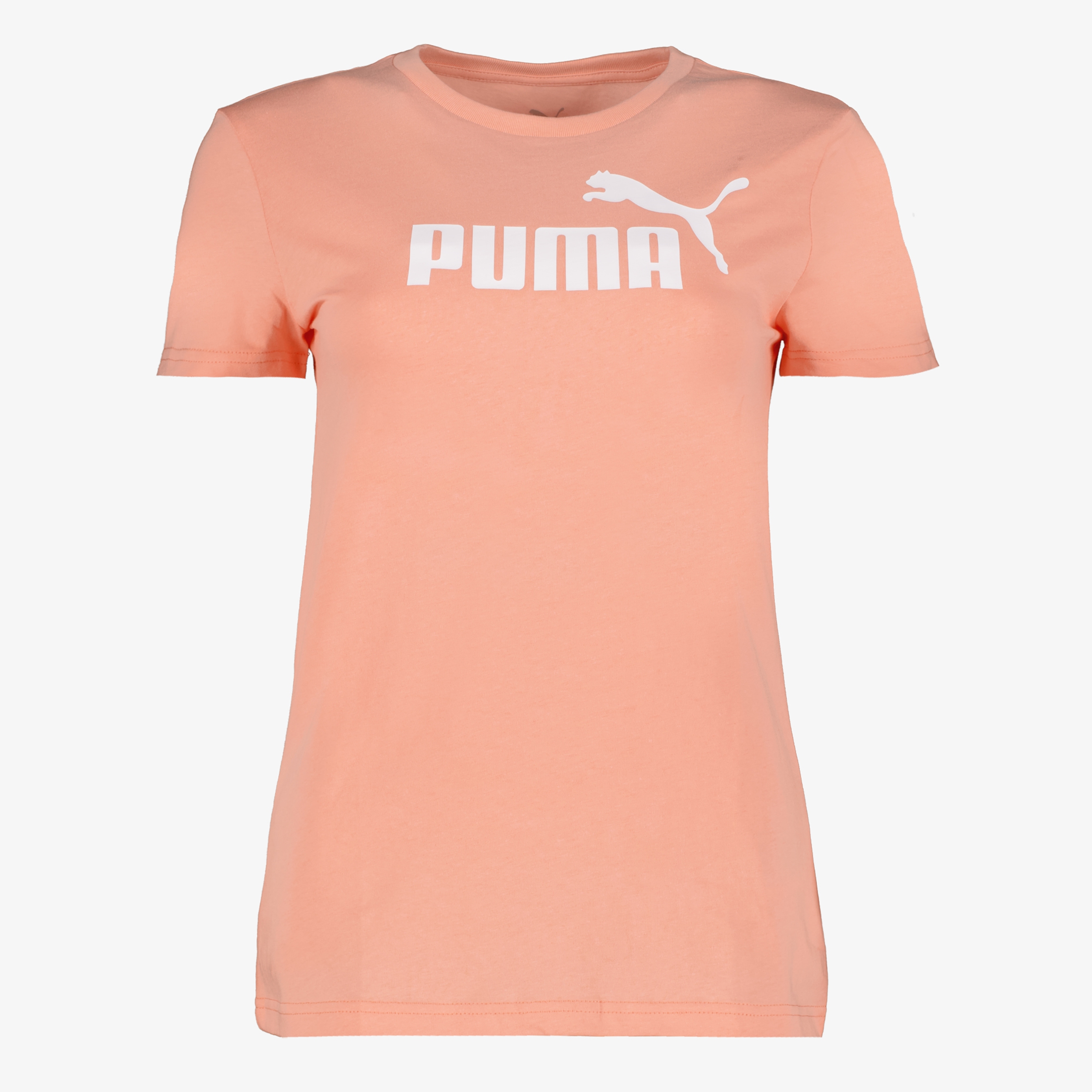Puma Essentials dames sport T-shirt koraal roze t-shirts & tops