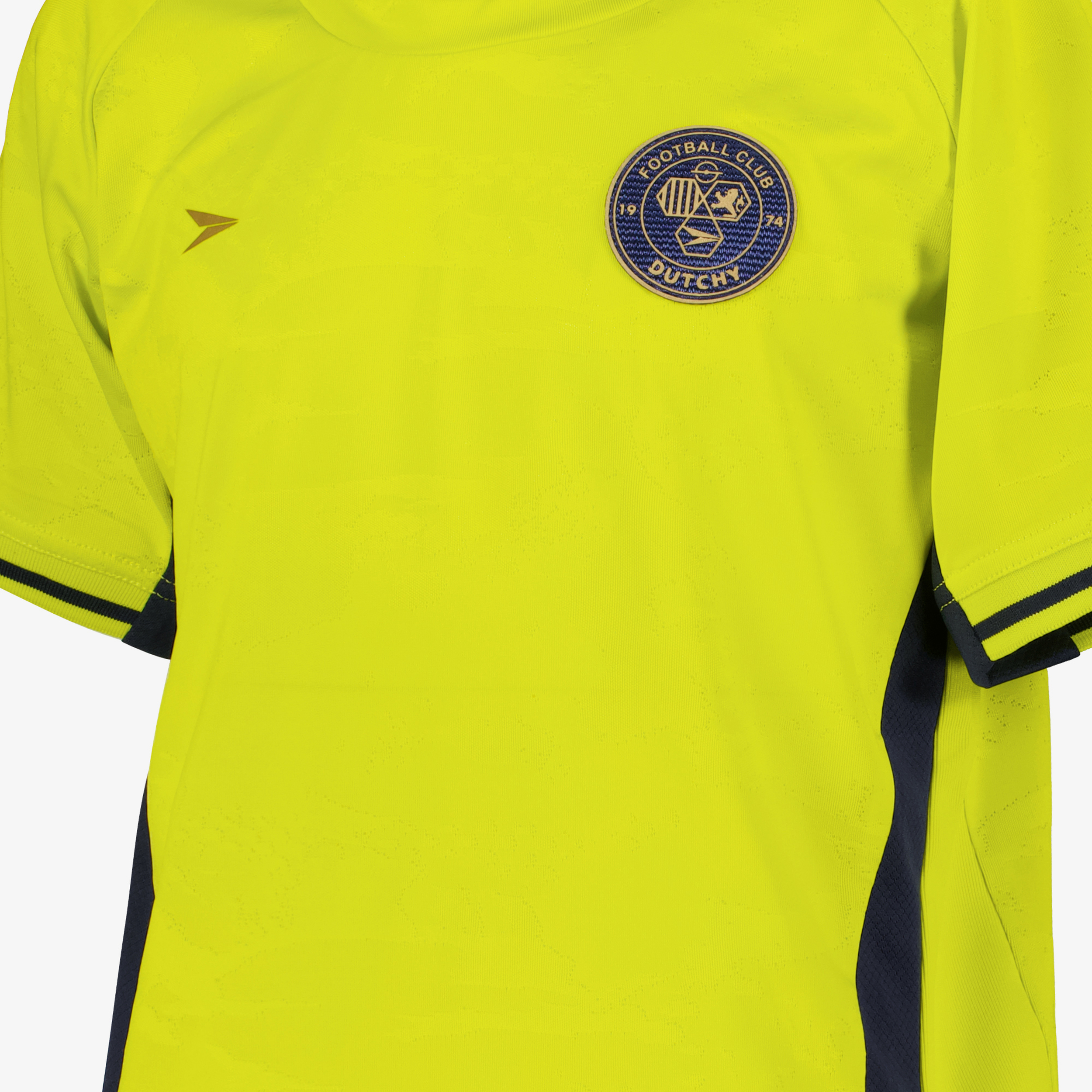 Dutchy Dry kinder voetbal T-shirt geel blauw meisjes sport & spel – foto 2