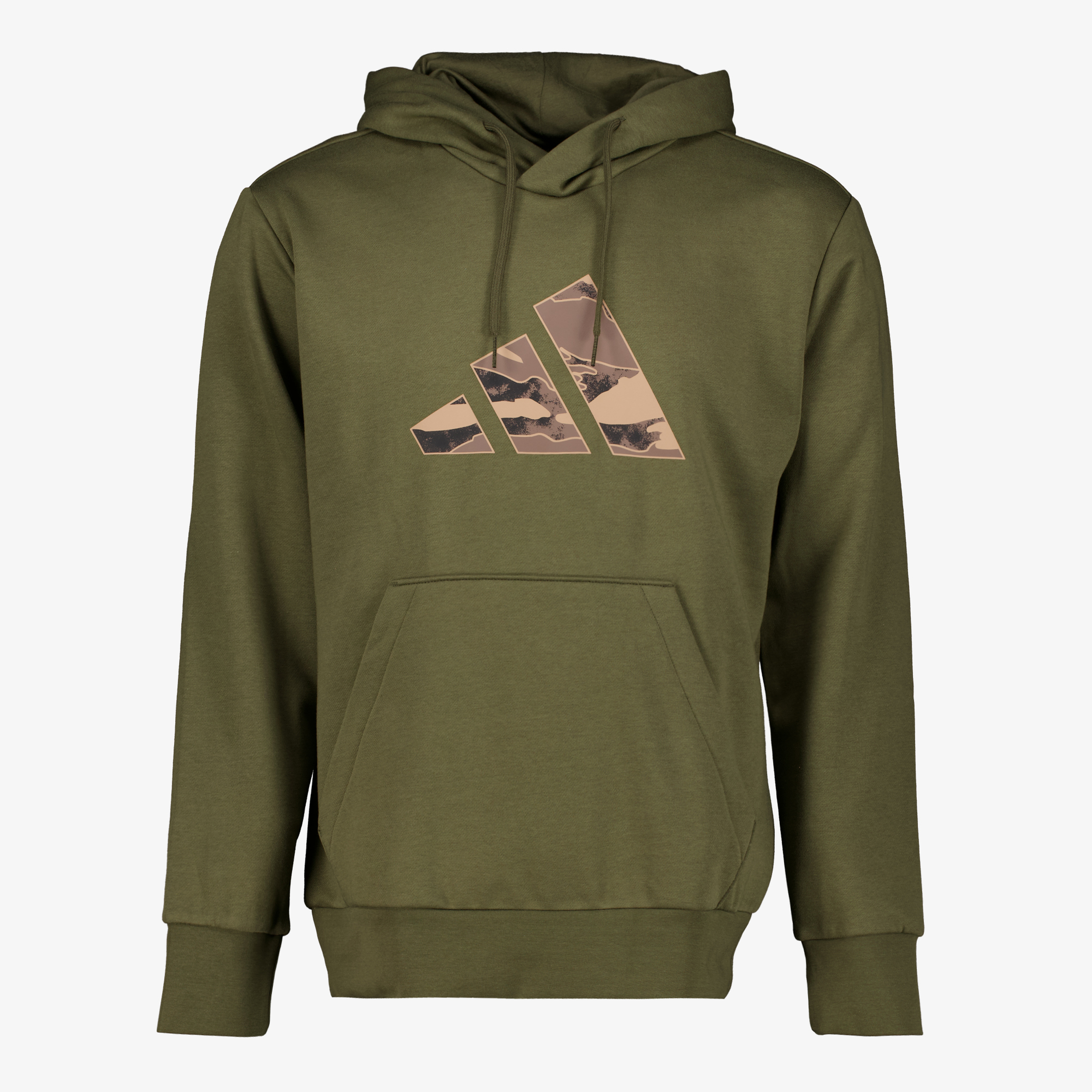 Adidas Camo 3B heren hoodie groen truien & vesten