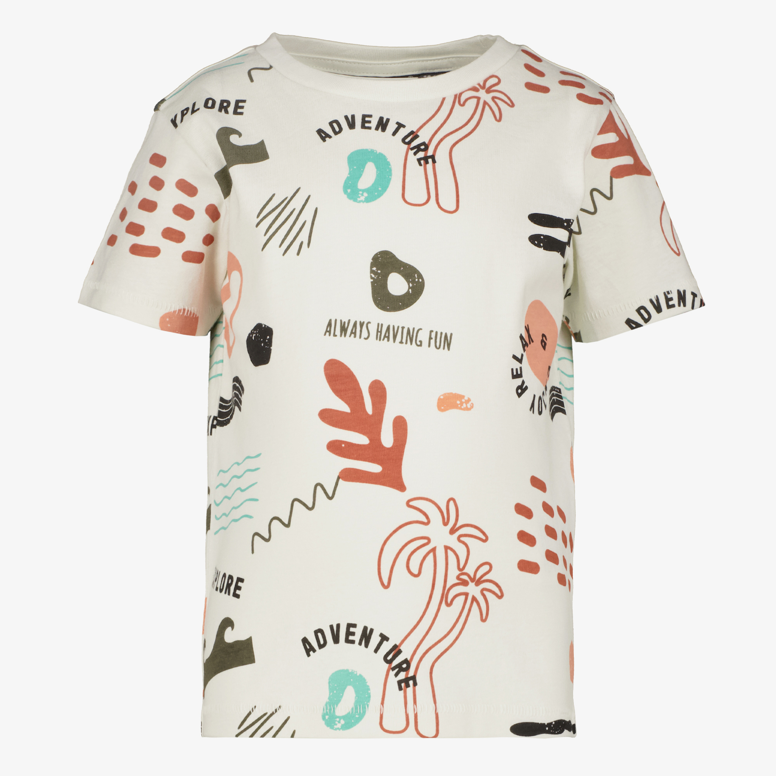 Unsigned jongens T-shirt met all over print