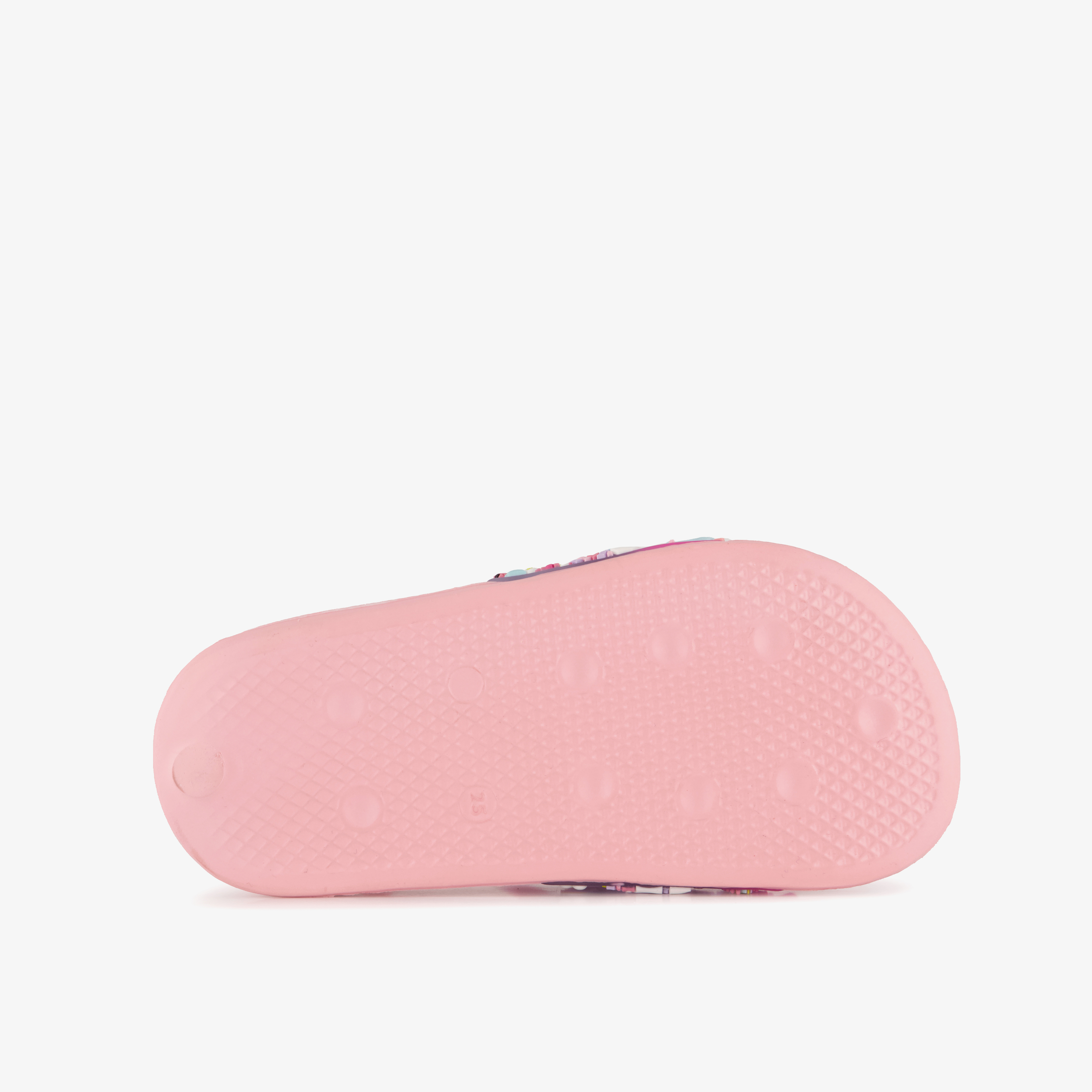 Roze meisjes badslippers met print roze – foto 3