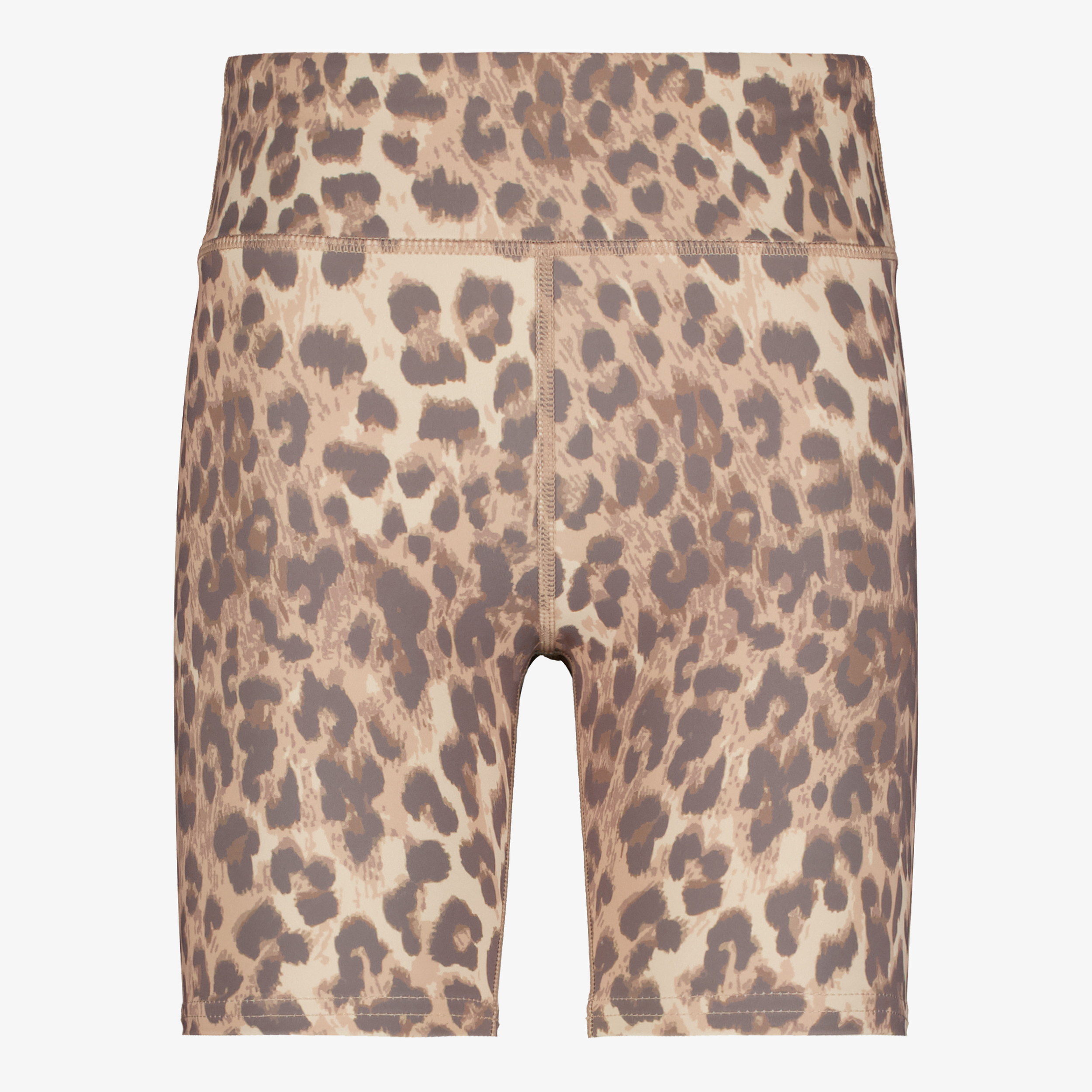 Osaga meisjes fietsbroek met panterprint beige bruin