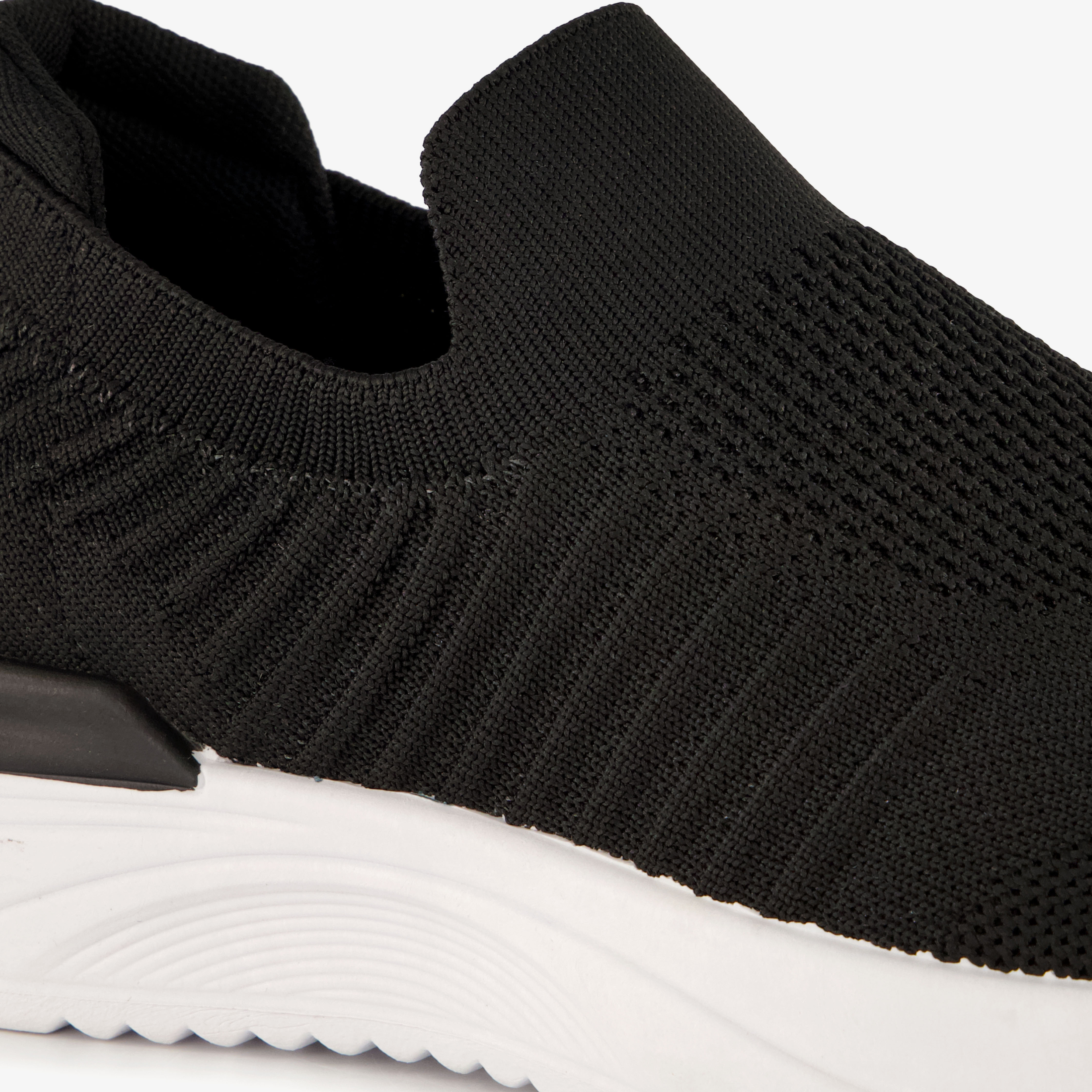 Dames instap sneakers zwart – foto 5