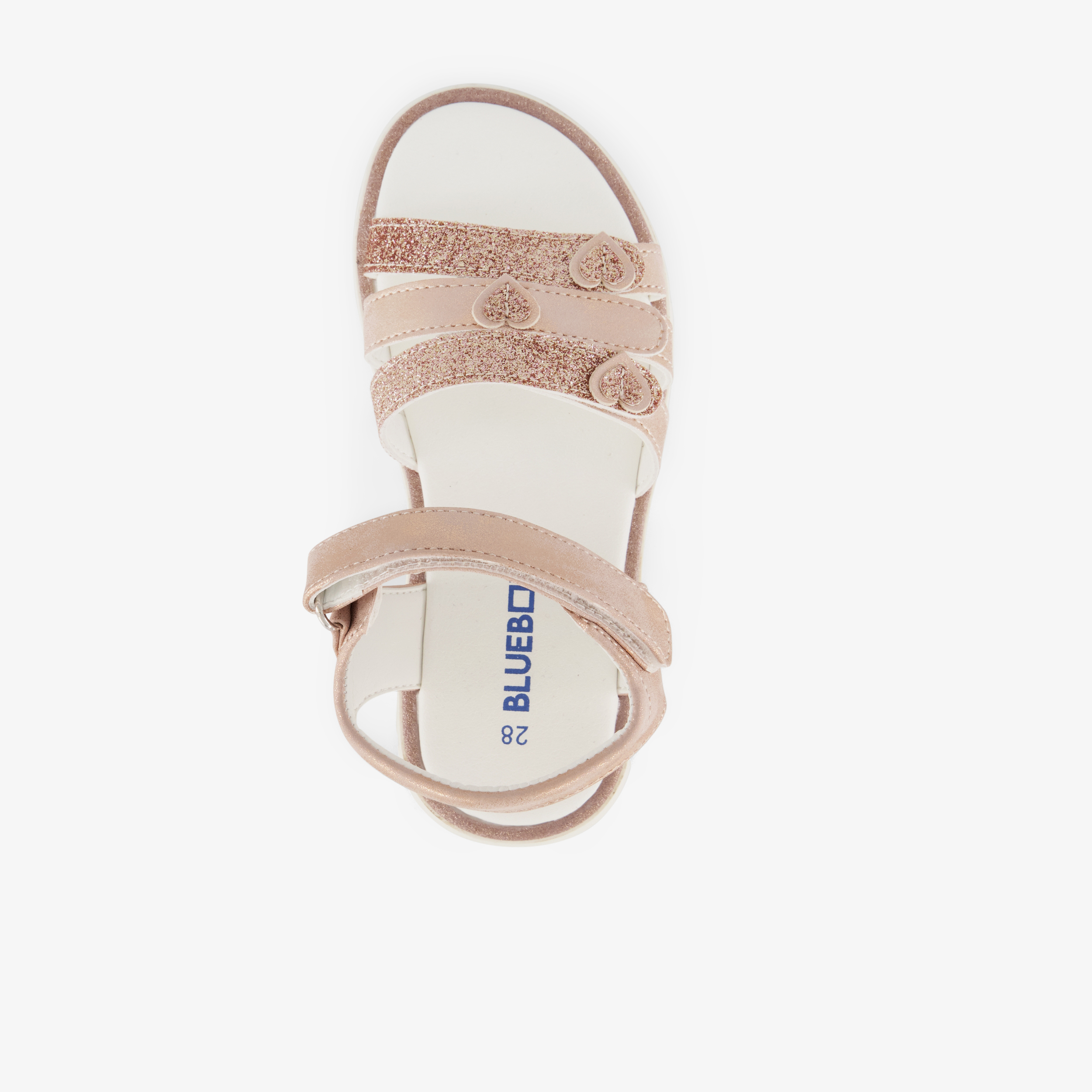 Blue Box meisjes sandalen met hartjes roze – foto 4