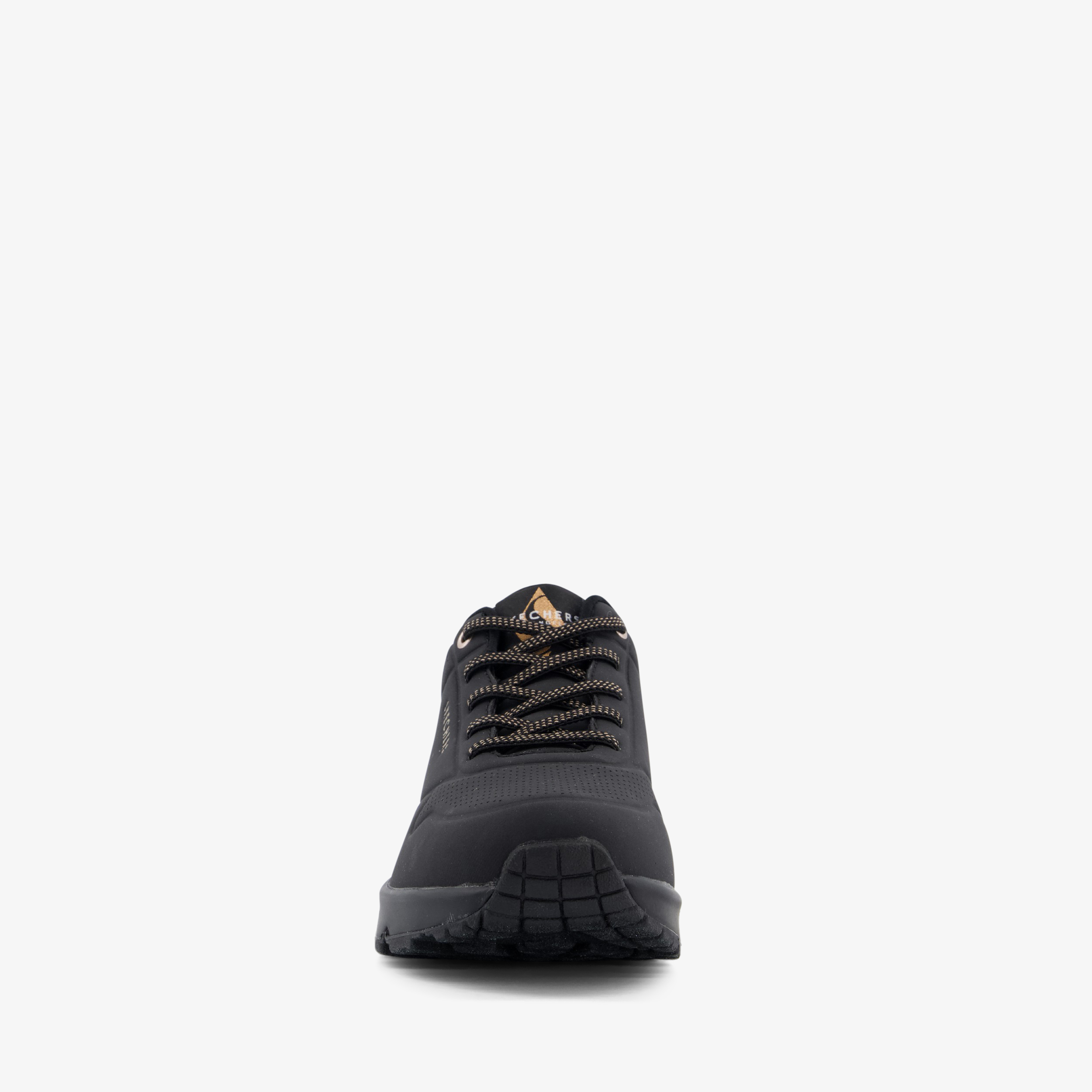 Skechers Uno Shimmer Away dames sneakers zwart
