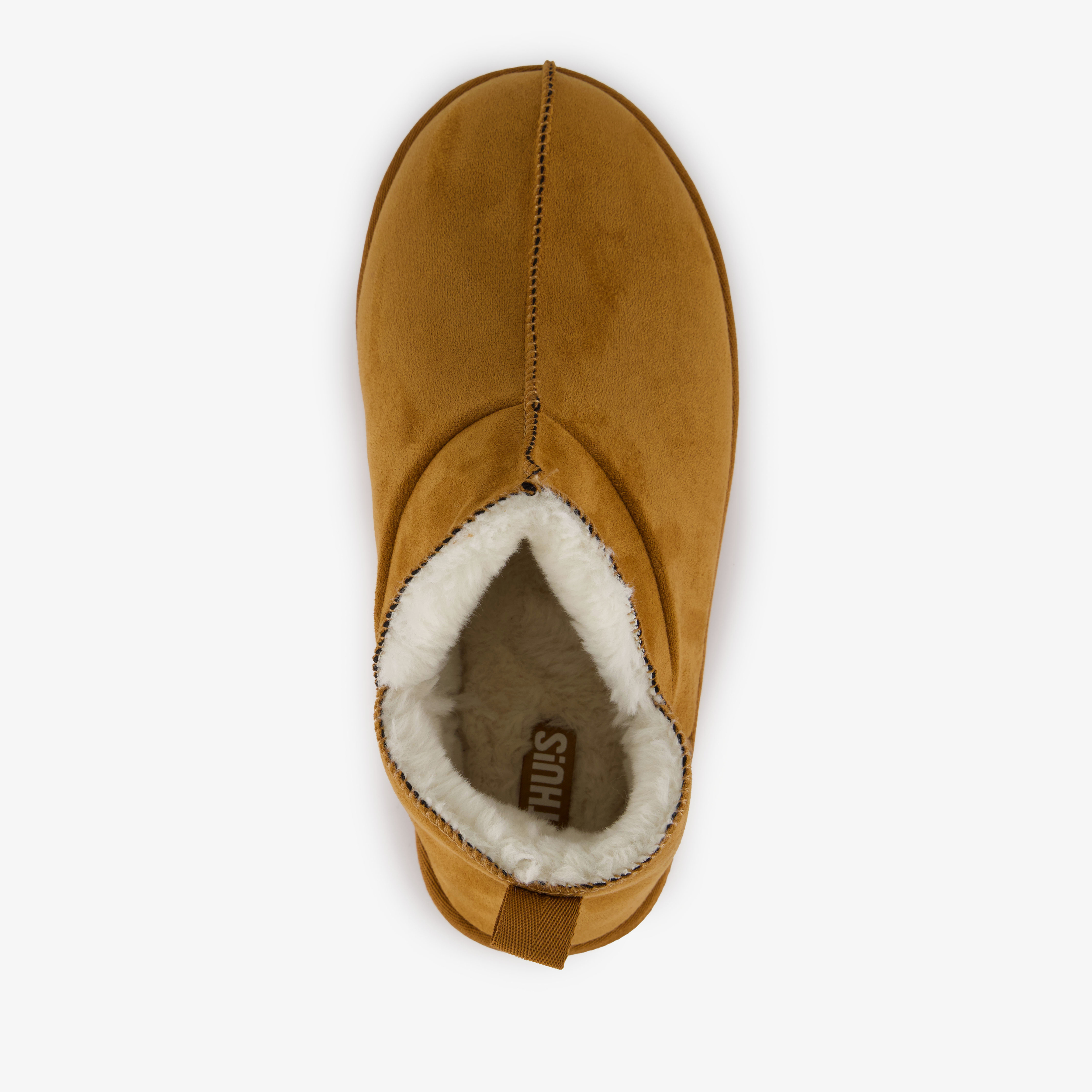 Thu!s halfhoge heren pantoffels bruin – foto 4
