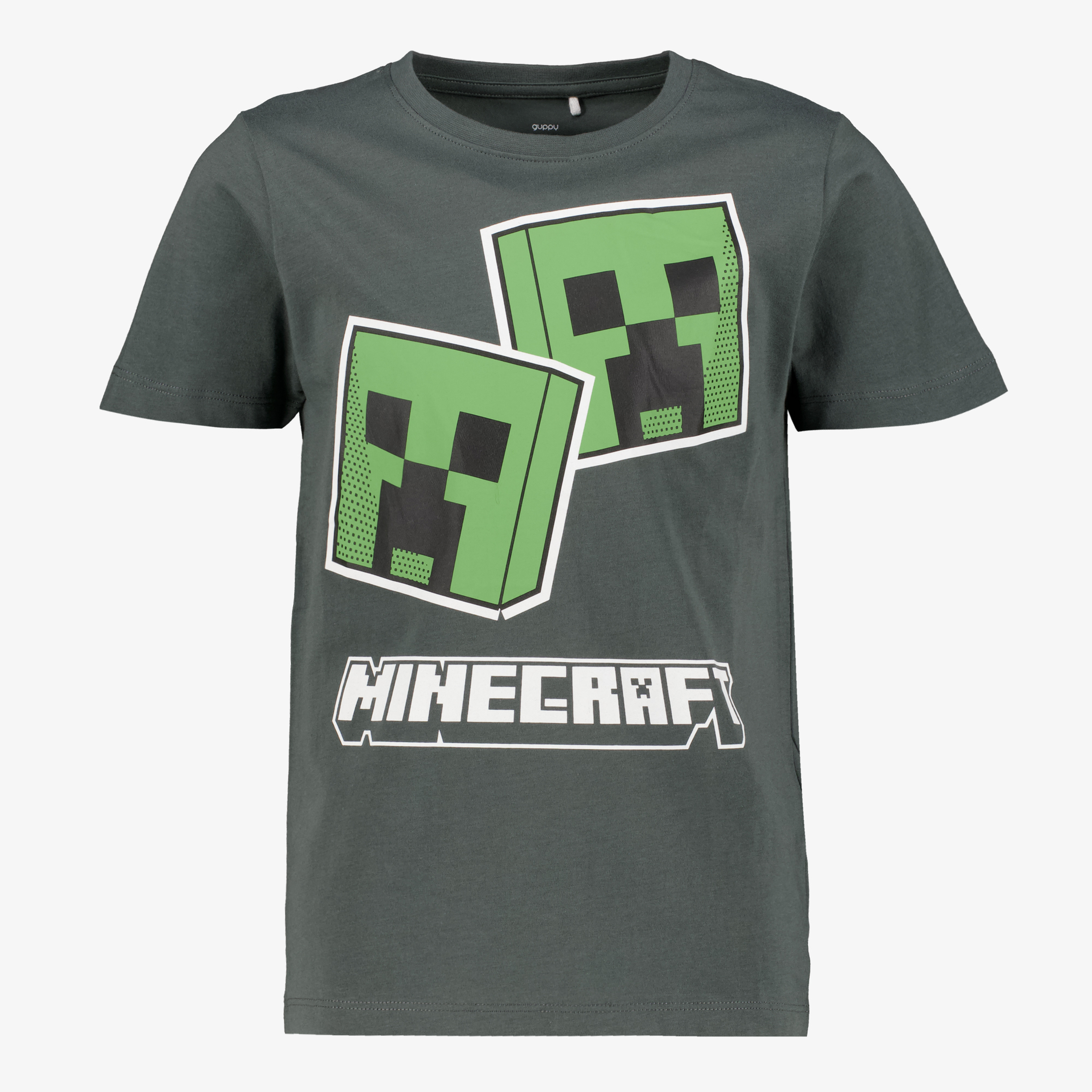 Minecraft jongens T-shirt groen