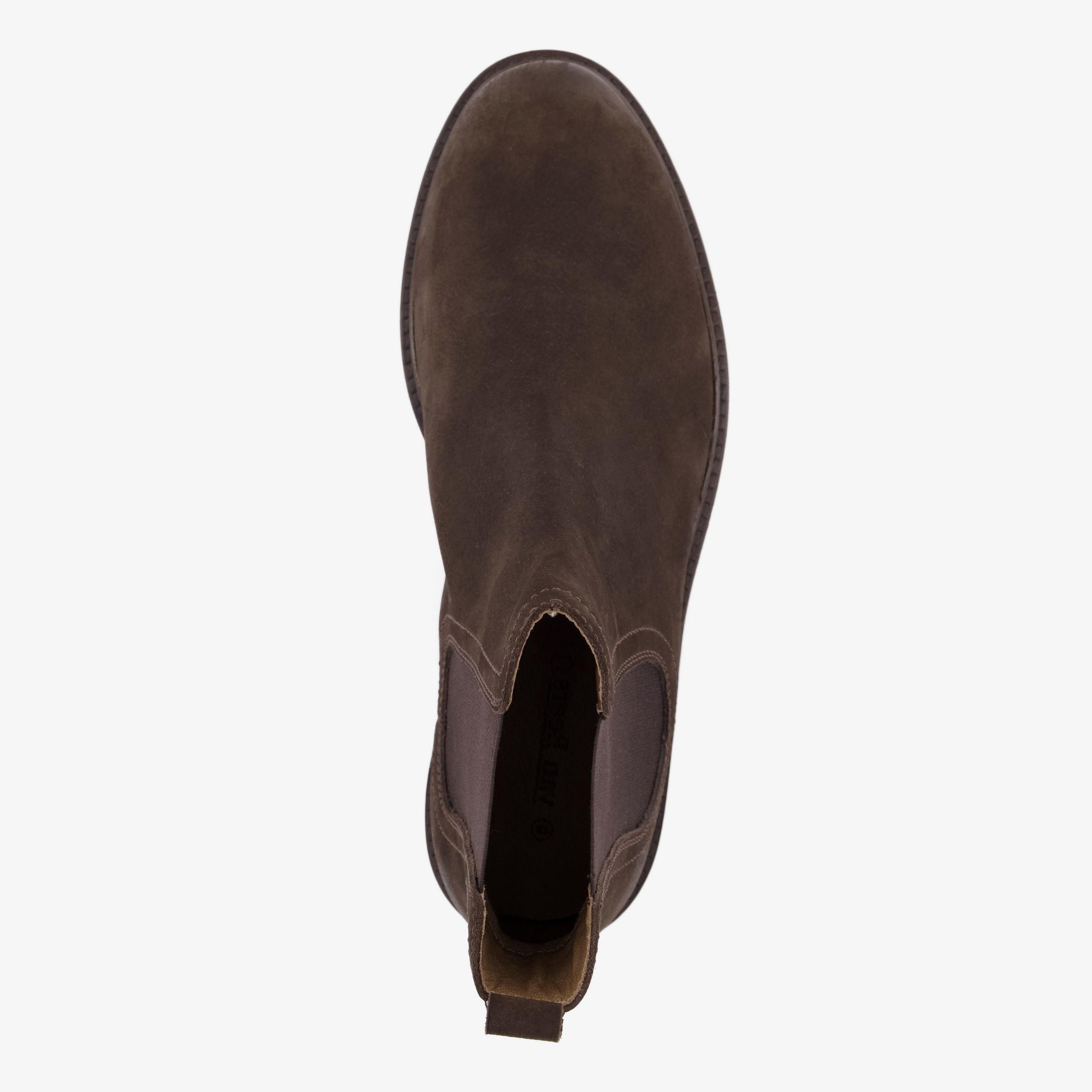 Van Beers suède heren Chelsea boots donkerbruin – foto 4