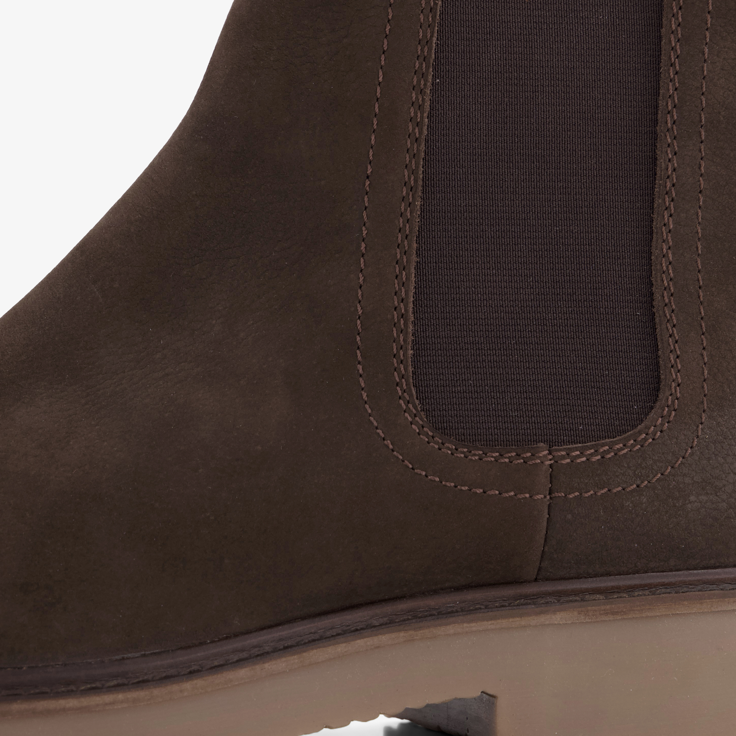 Van Beers suède heren Chelsea boots donkerbruin – foto 5