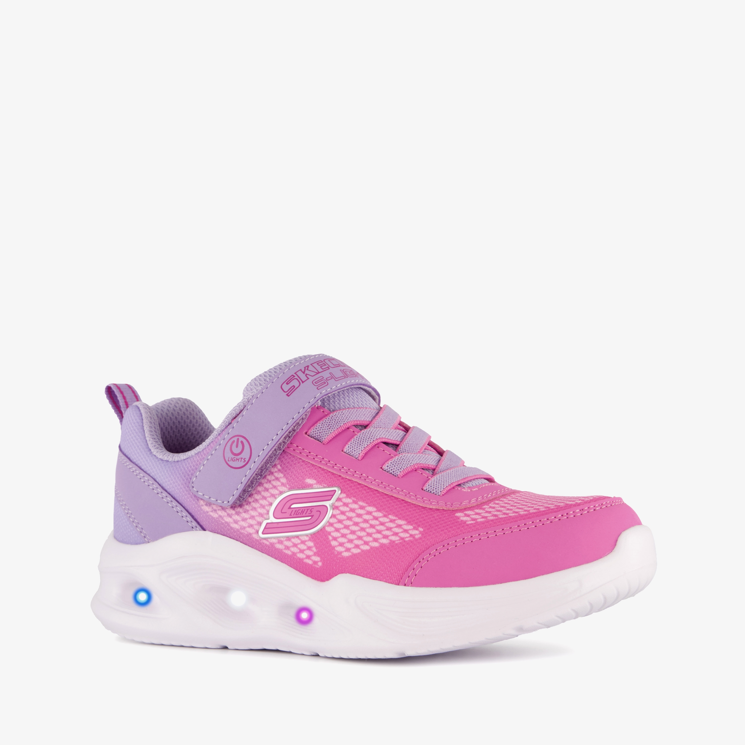 Skechers S-Lights: Sola Glow meisjes sneakers roze