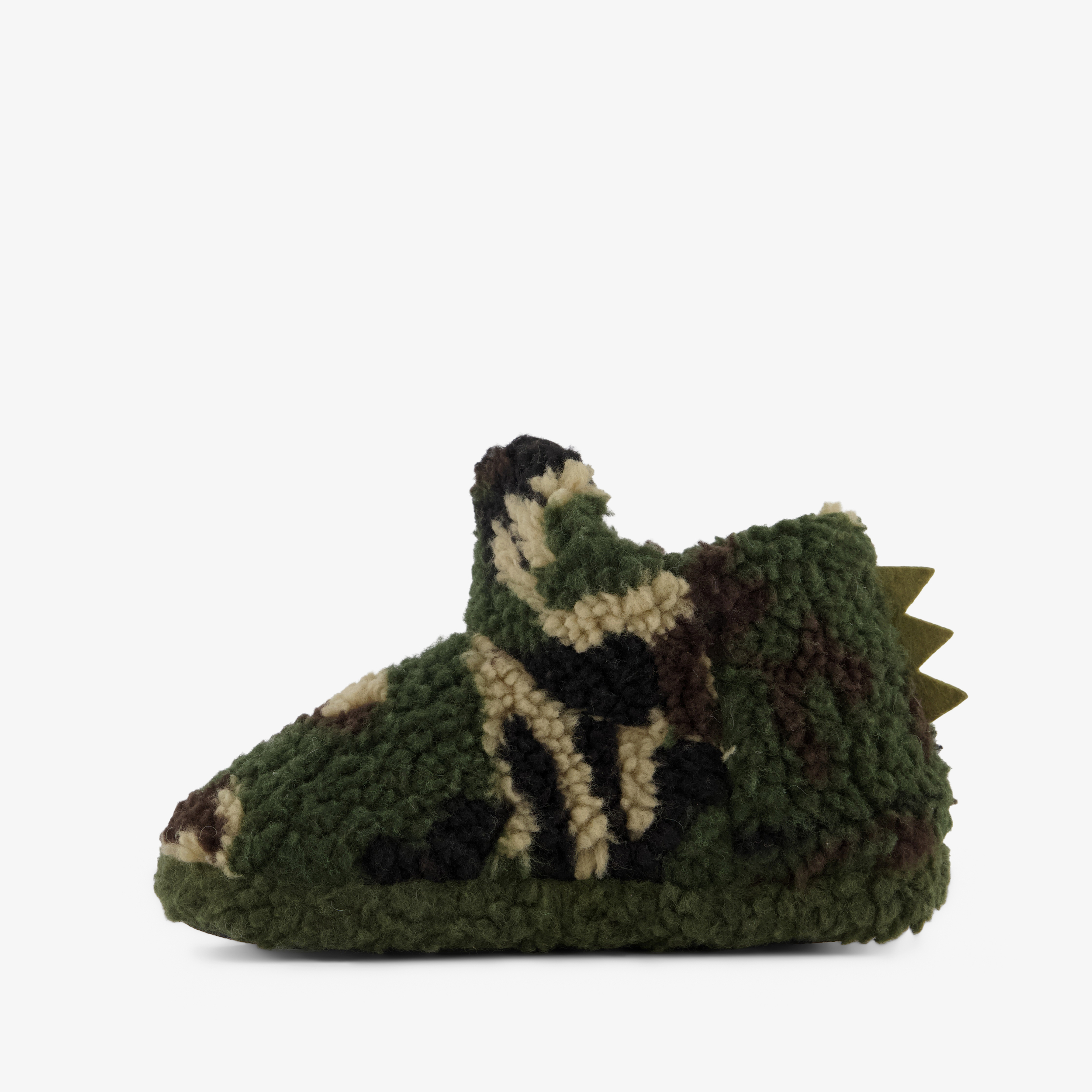 Thu!s hoge camouflage sloffen voor jongens - groen