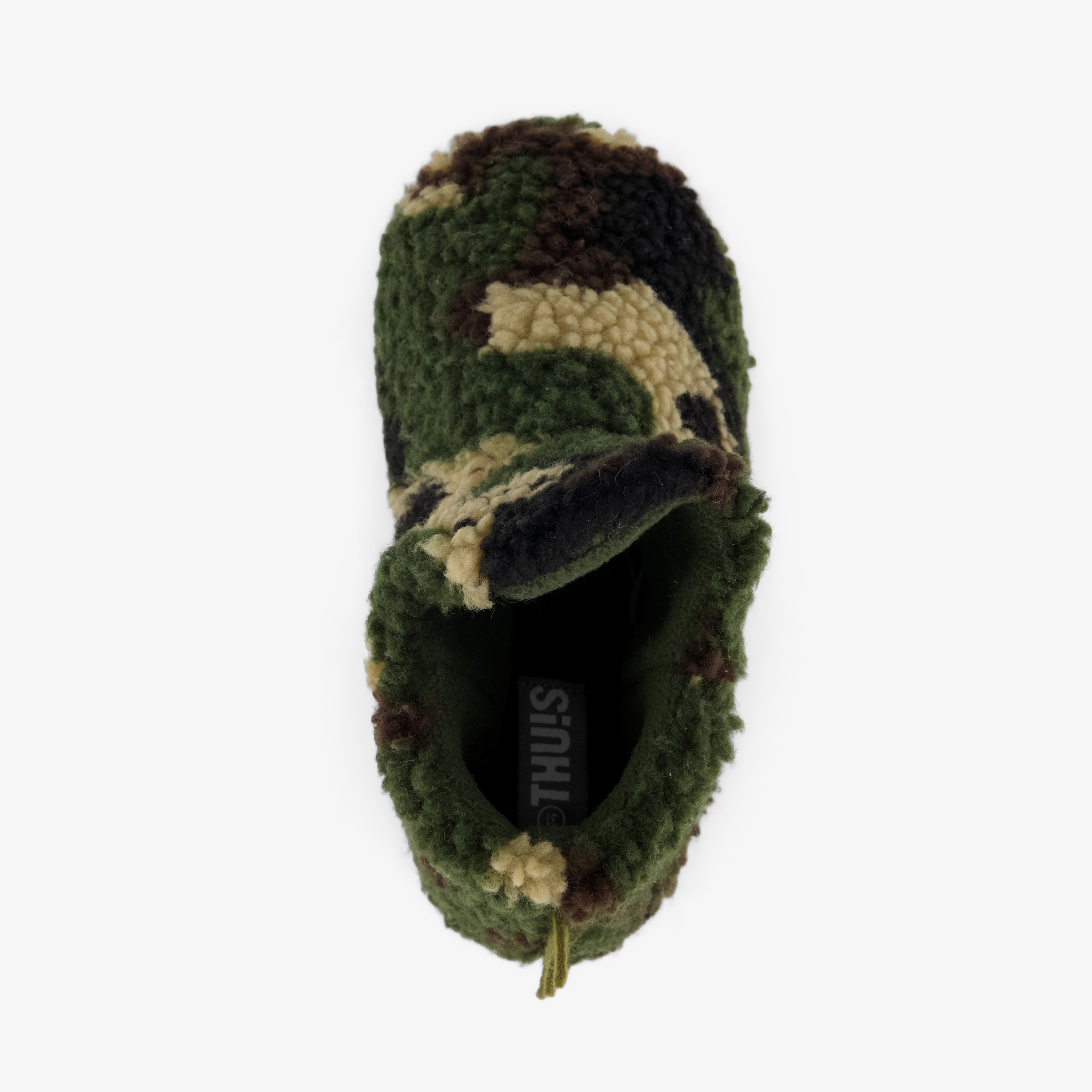 Thu!s hoge jongens pantoffels met camouflageprint groen – foto 4