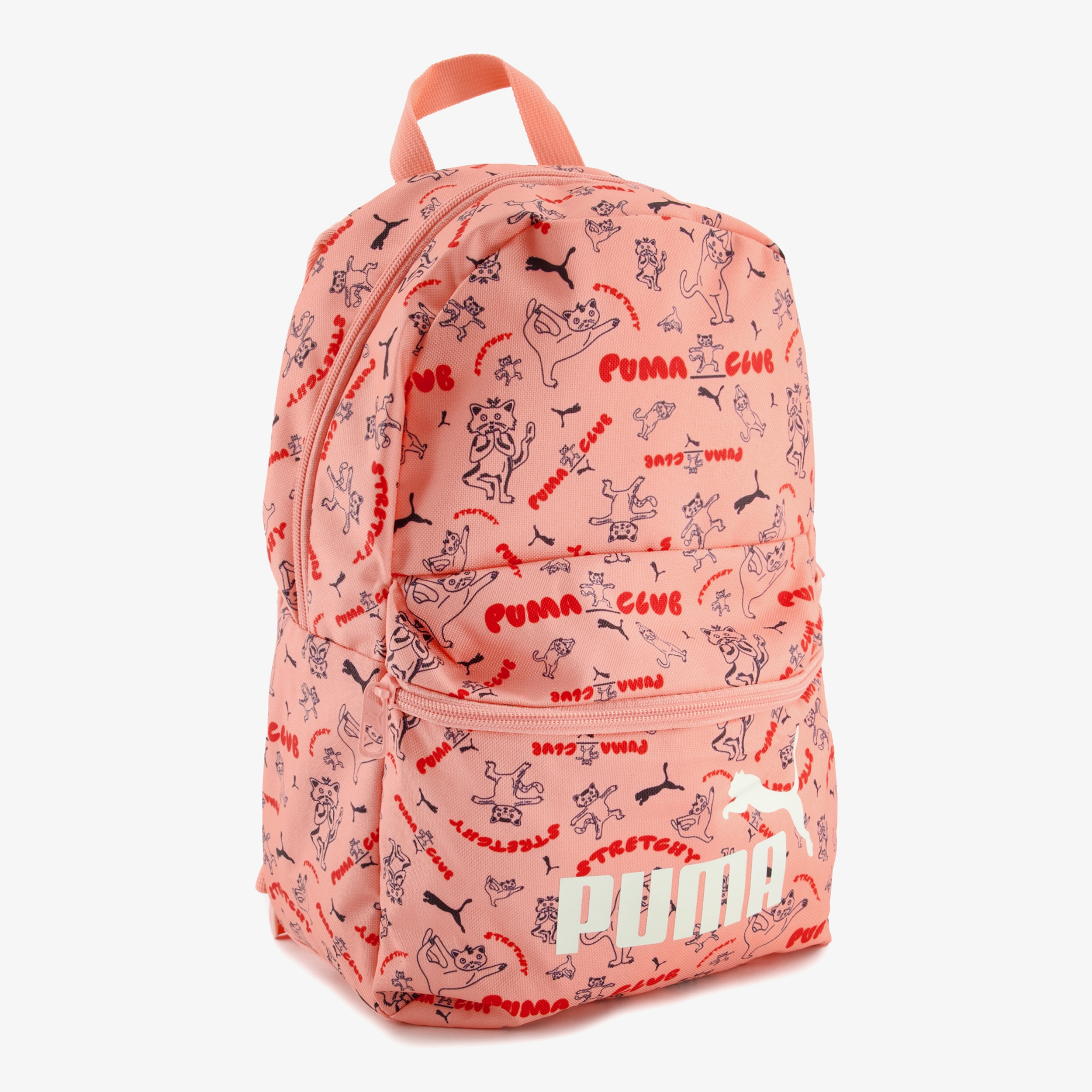 Puma Phase All-Over Print Small rugzak roze 13 L