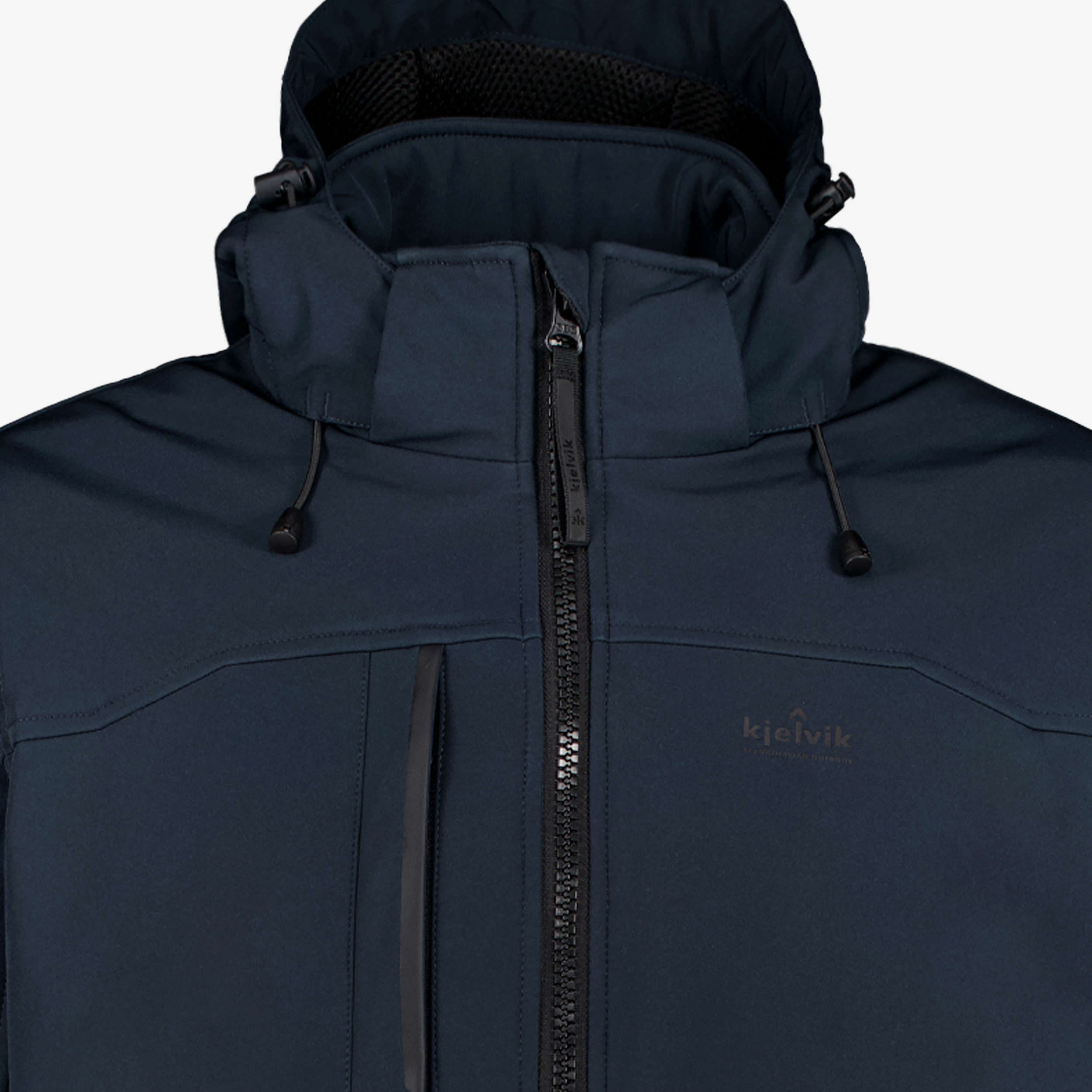 Kjelvik gewatteerde heren softshell jas blauw jassen – foto 3