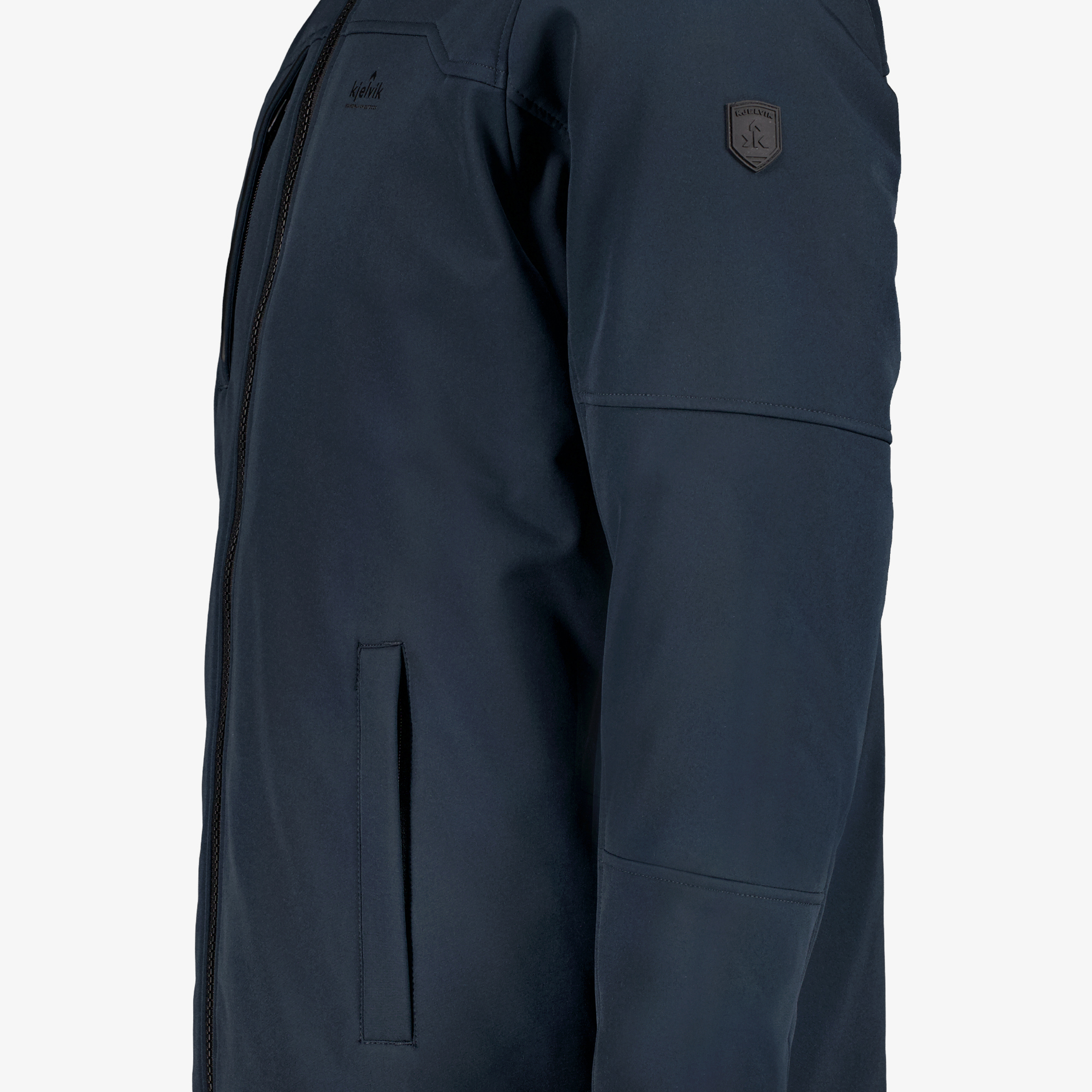 Kjelvik gewatteerde heren softshell jas blauw jassen – foto 2