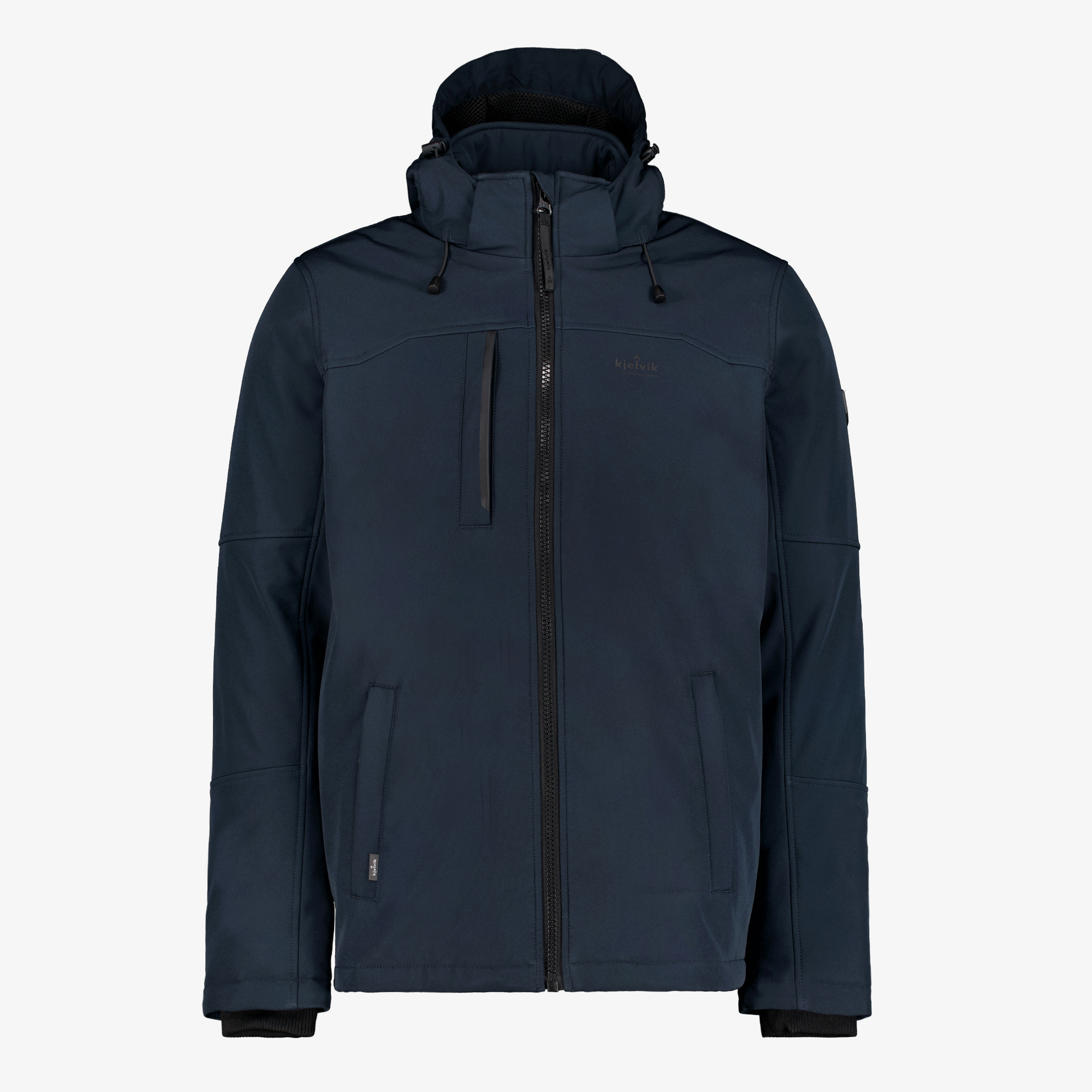 Kjelvik gewatteerde heren softshell jas blauw jassen