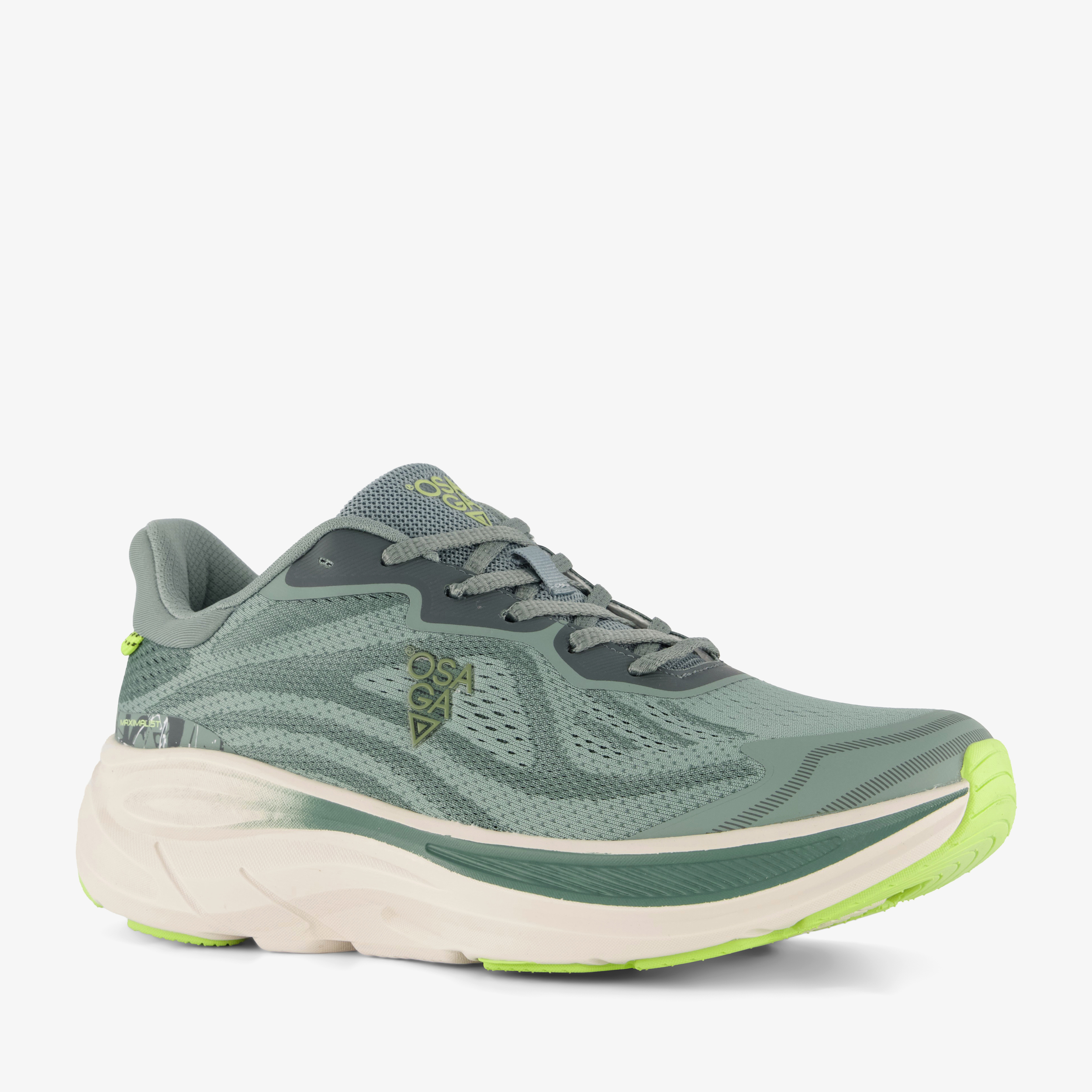 Osaga heren hardloopschoenen groen