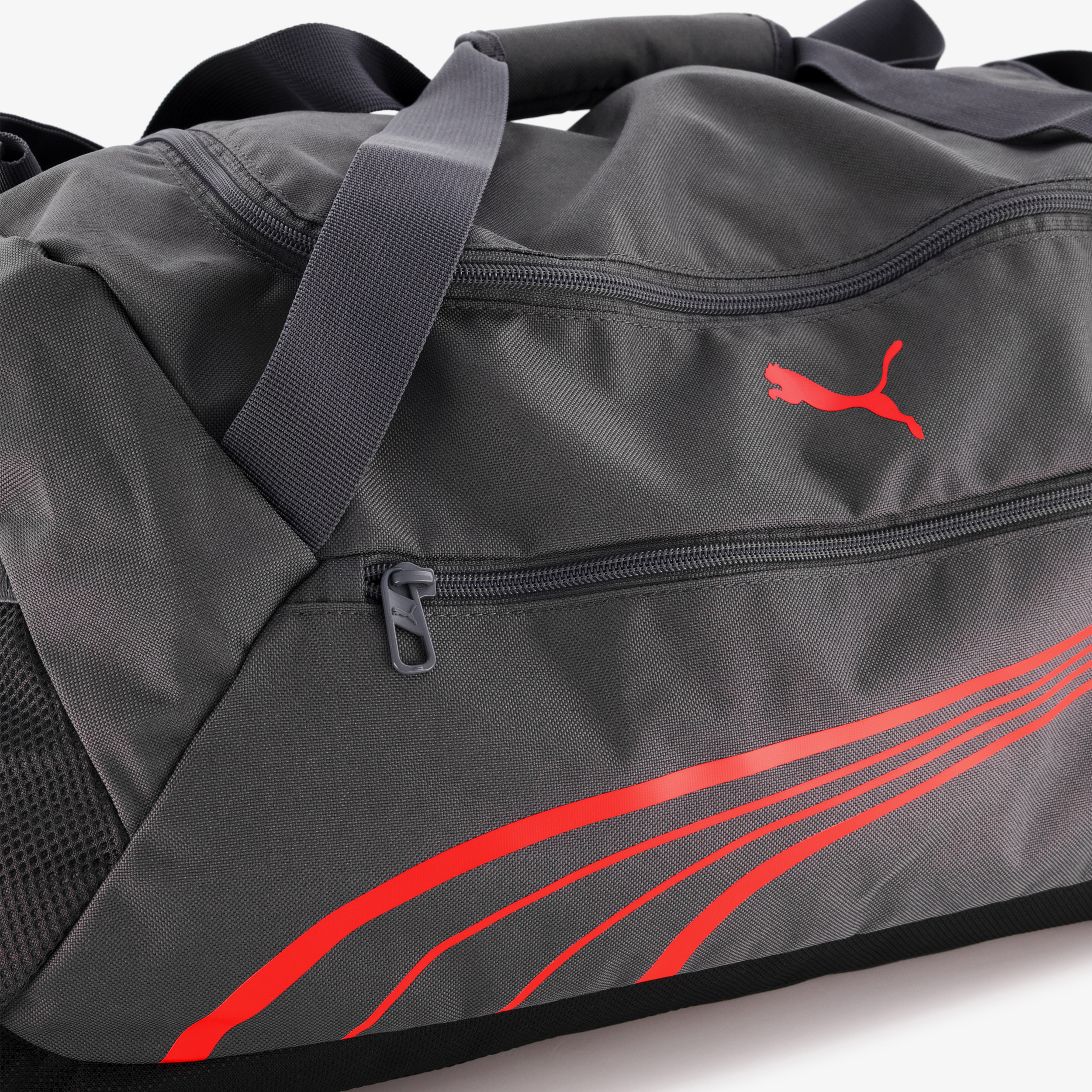 Puma Fundamental Small sporttas donkergrijs 34 liter meisjes tassen – foto 2
