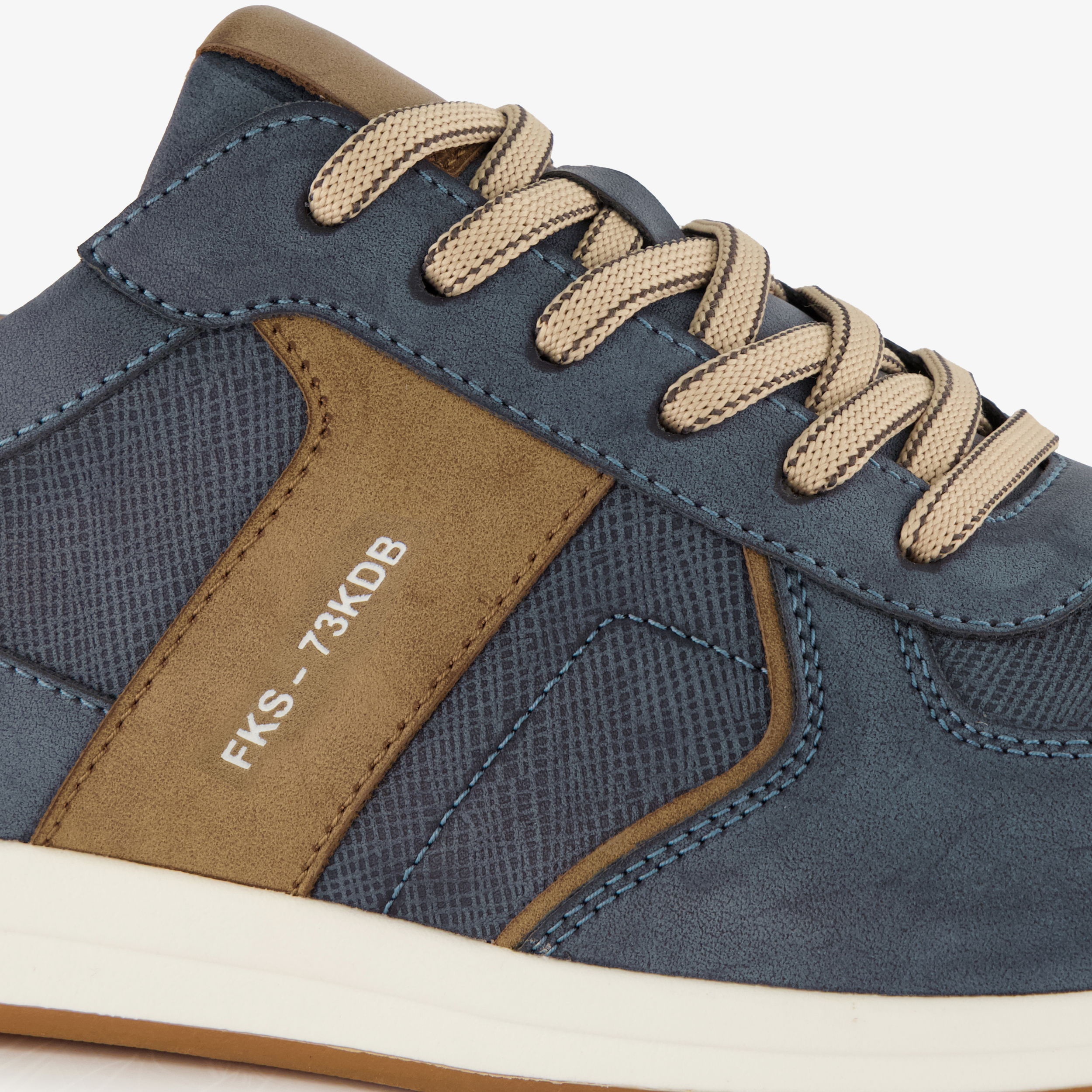 Blue Box heren sneakers blauw bruin – foto 5