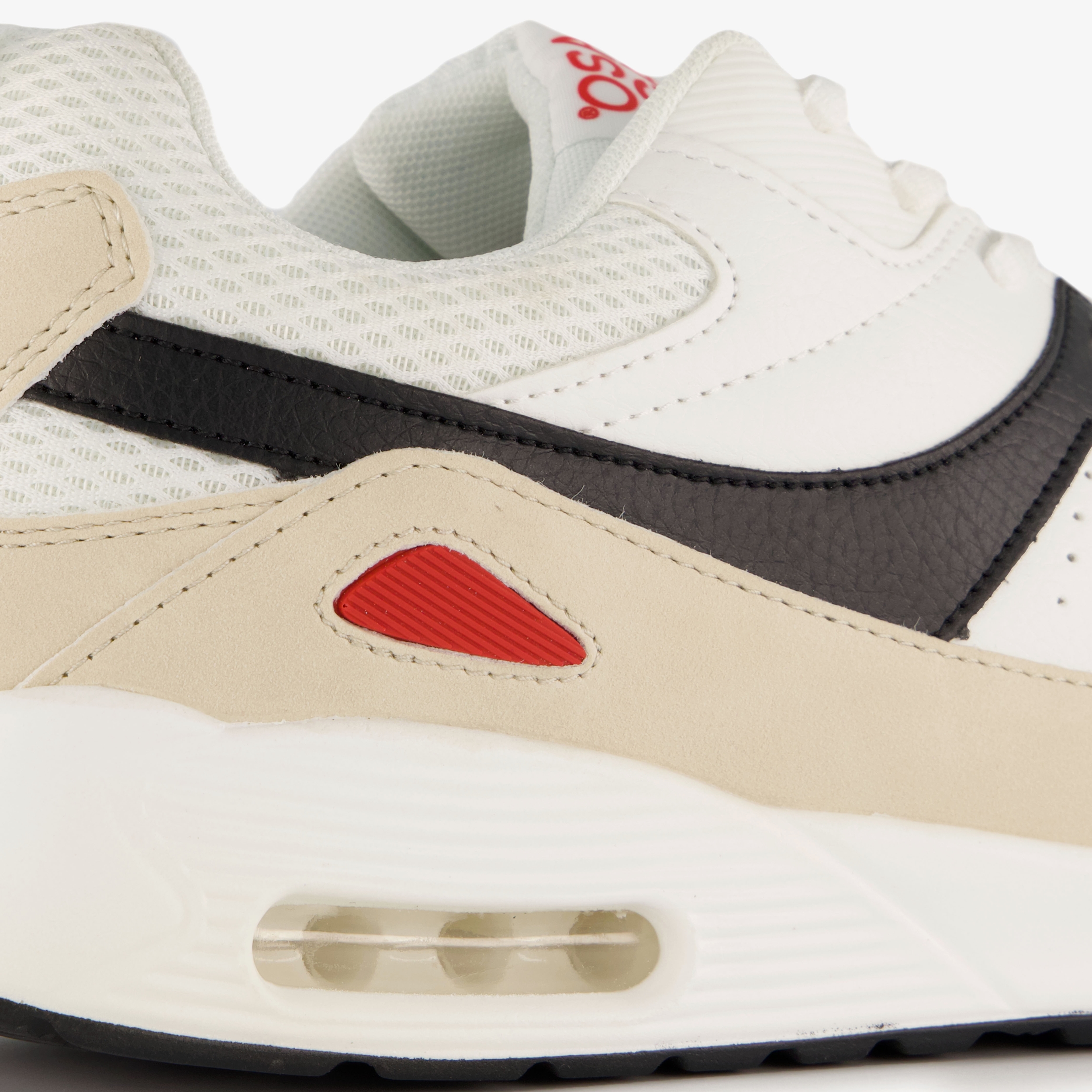 Osaga heren sneakers met airzool beige wit
