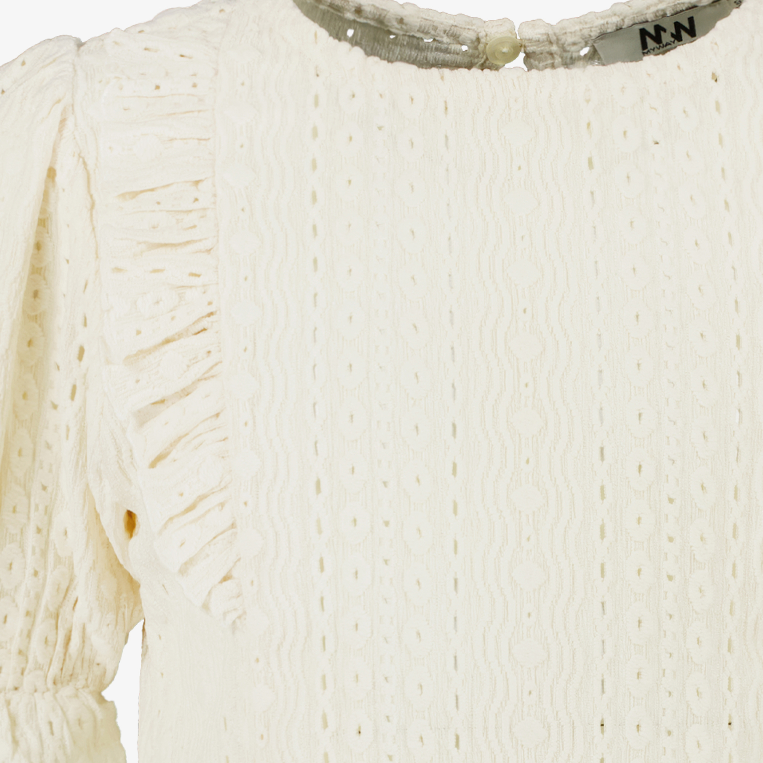 MyWay meisjes top met structuur wit t-shirts & tops – foto 2