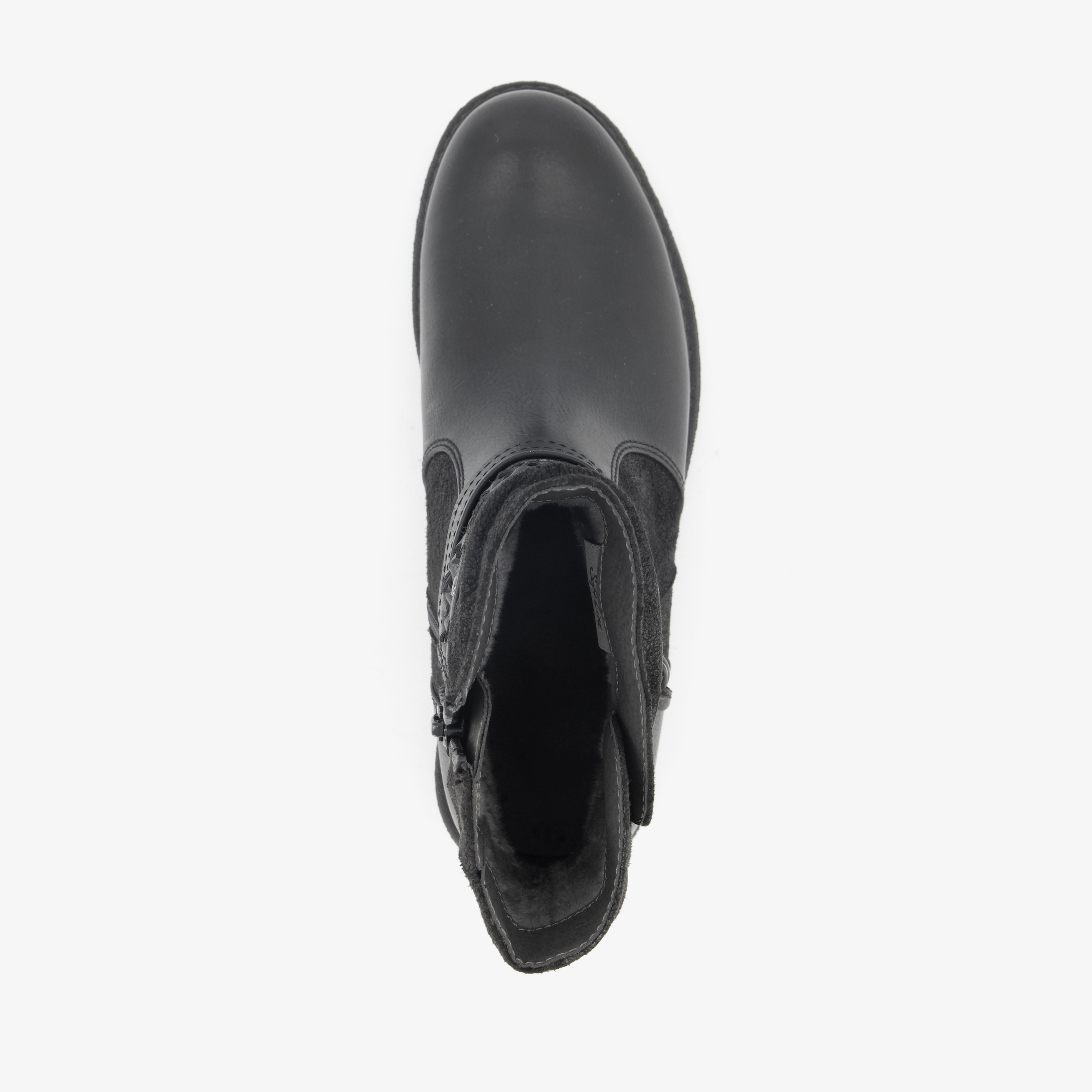 Jana dames boots met H leest zwart enkellaarzen – foto 4