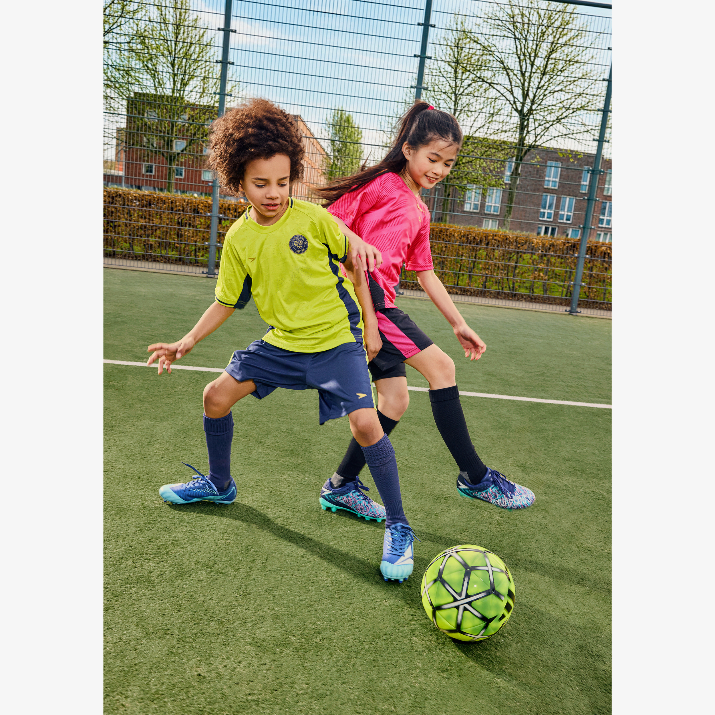 Dutchy Dry kinder voetbal T-shirt roze meisjes sport & spel – foto 4