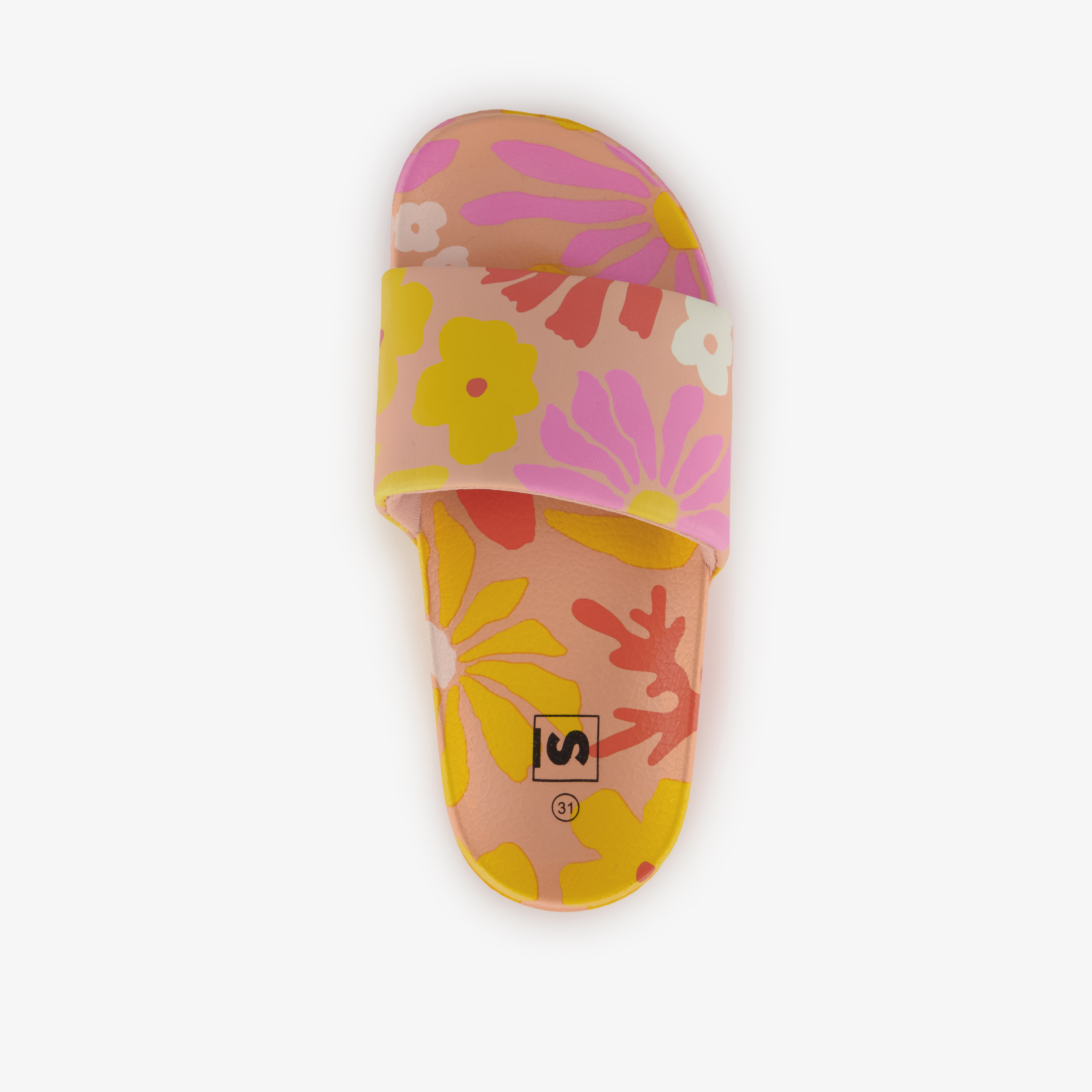 Multicolor meisjes badslippers met bloemenprint – foto 4