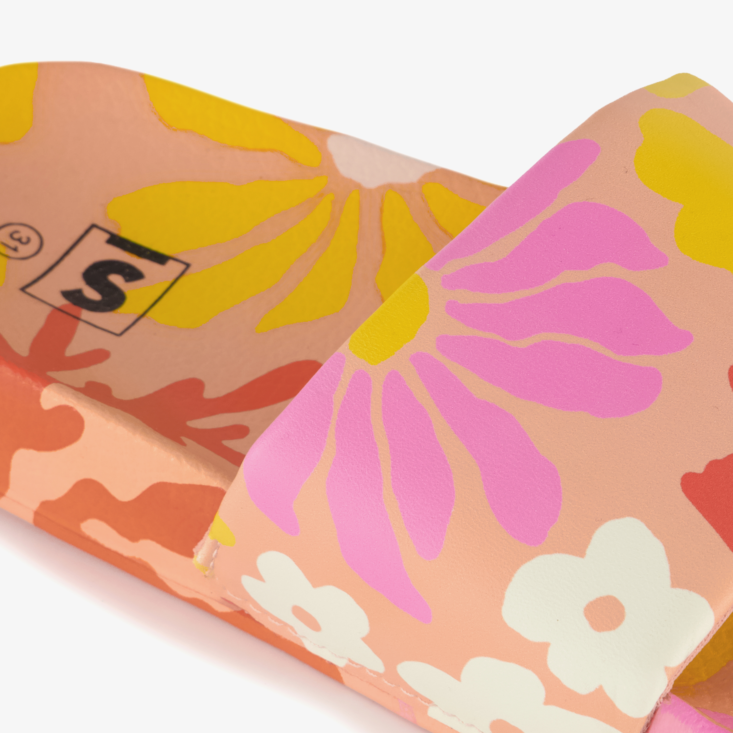 Multicolor meisjes badslippers met bloemenprint – foto 5