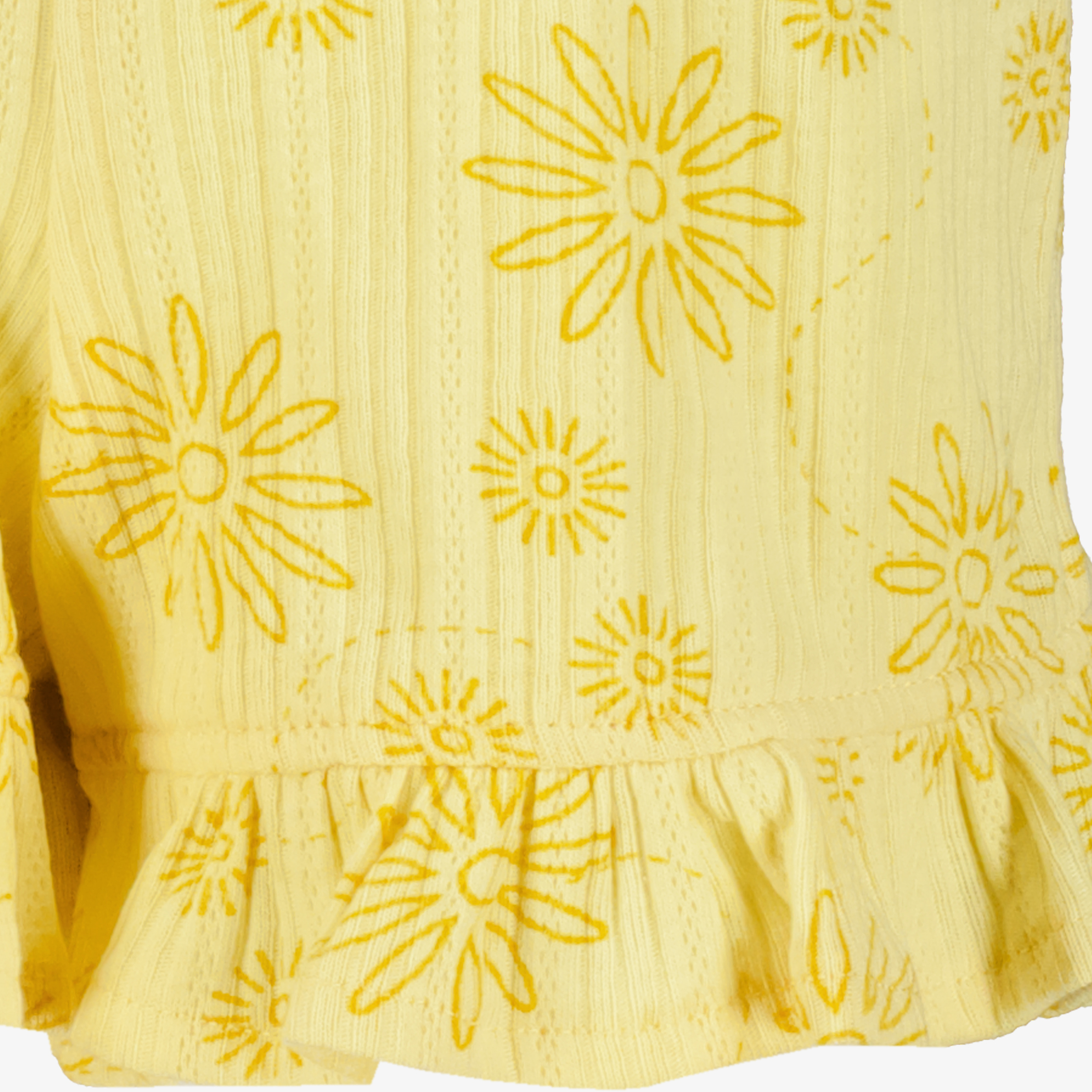 TwoDay meisjes short met bloemetjes geel broeken & shorts – foto 2