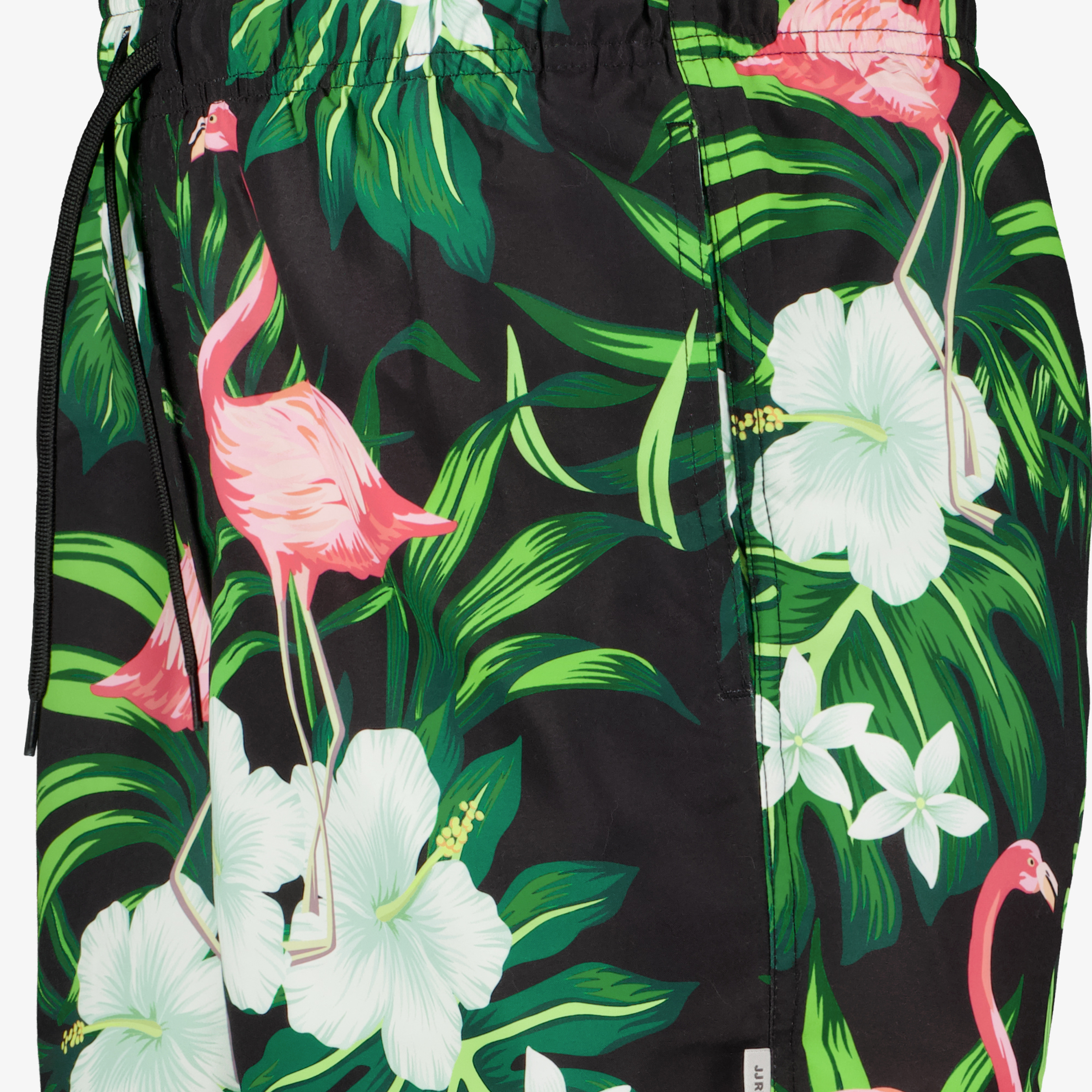 JJ REBEL heren zwemshort met flamingo groen badmode – foto 2