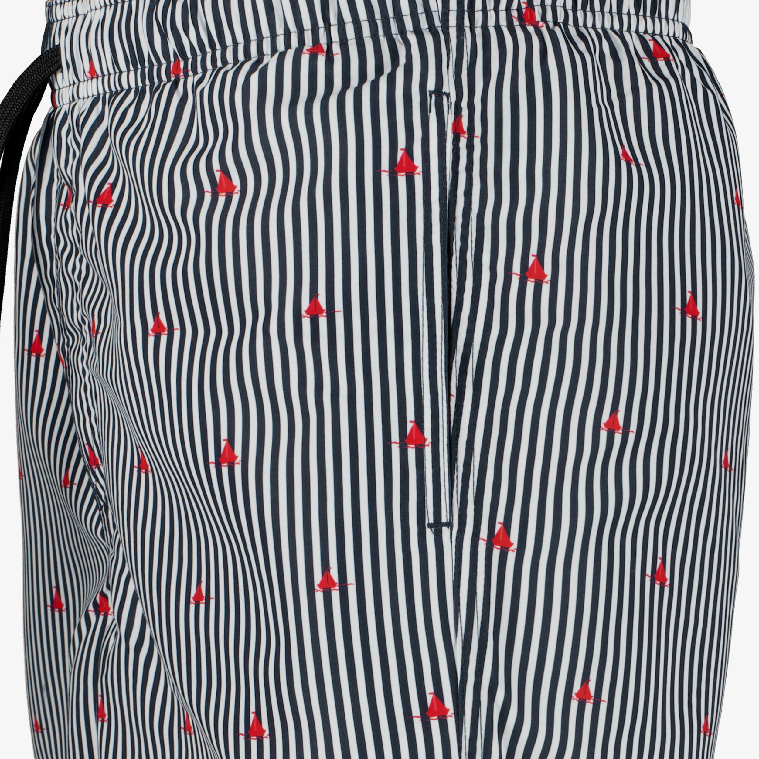 JJ REBEL heren zwemshort gestreept blauw badmode – foto 2
