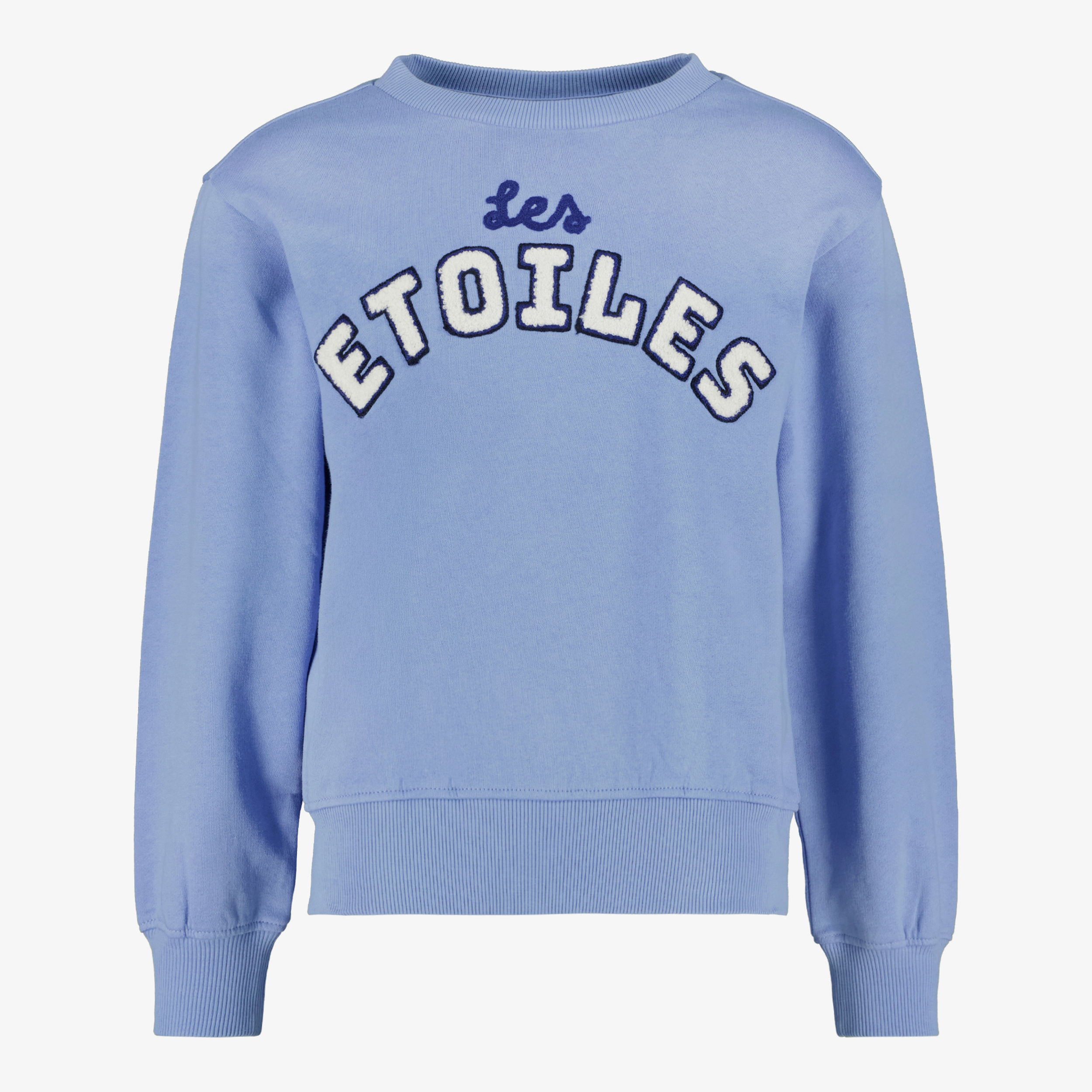 TwoDay meisjes sweater met tekstopdruk blauw truien & vesten