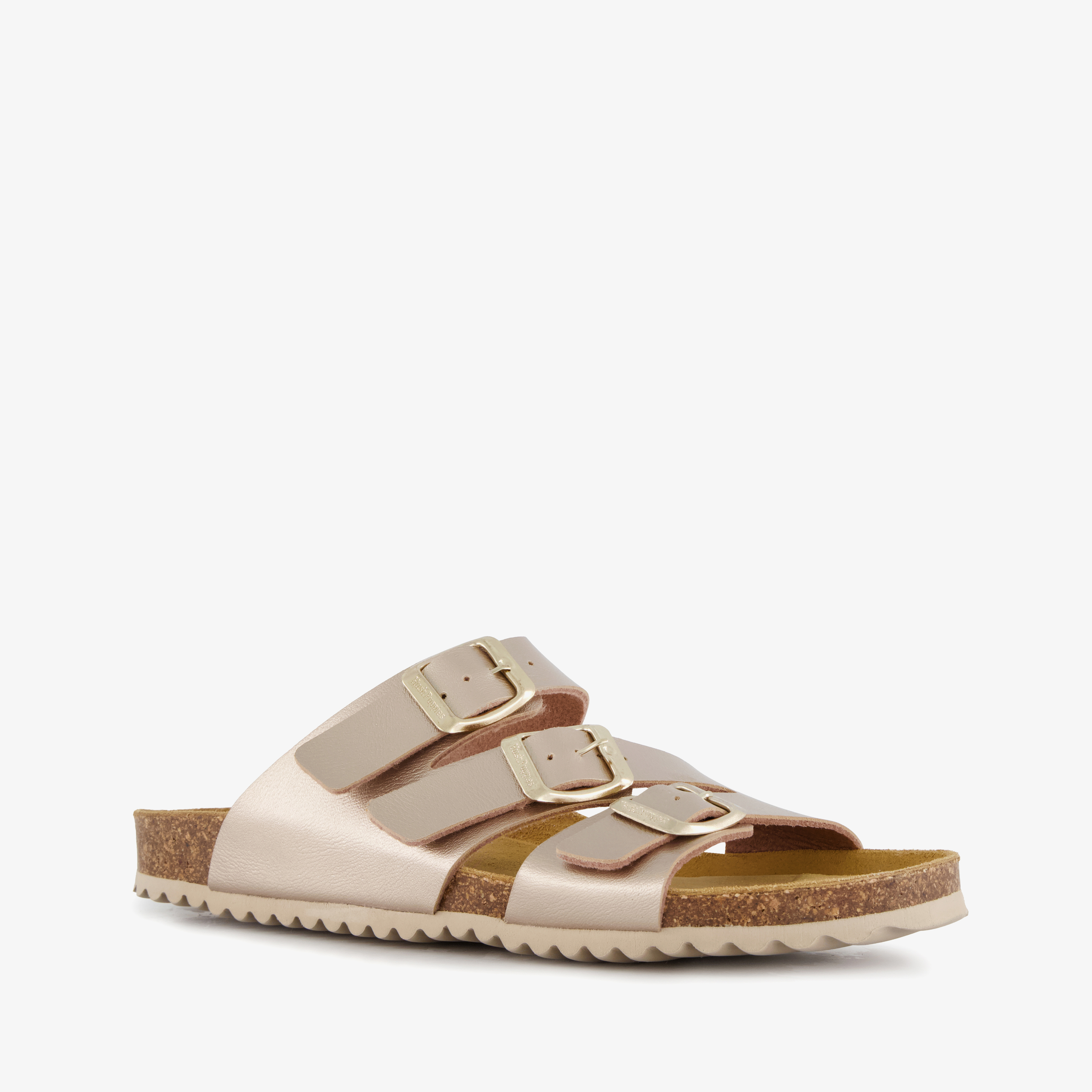 Hush Puppies dames bio slippers goud