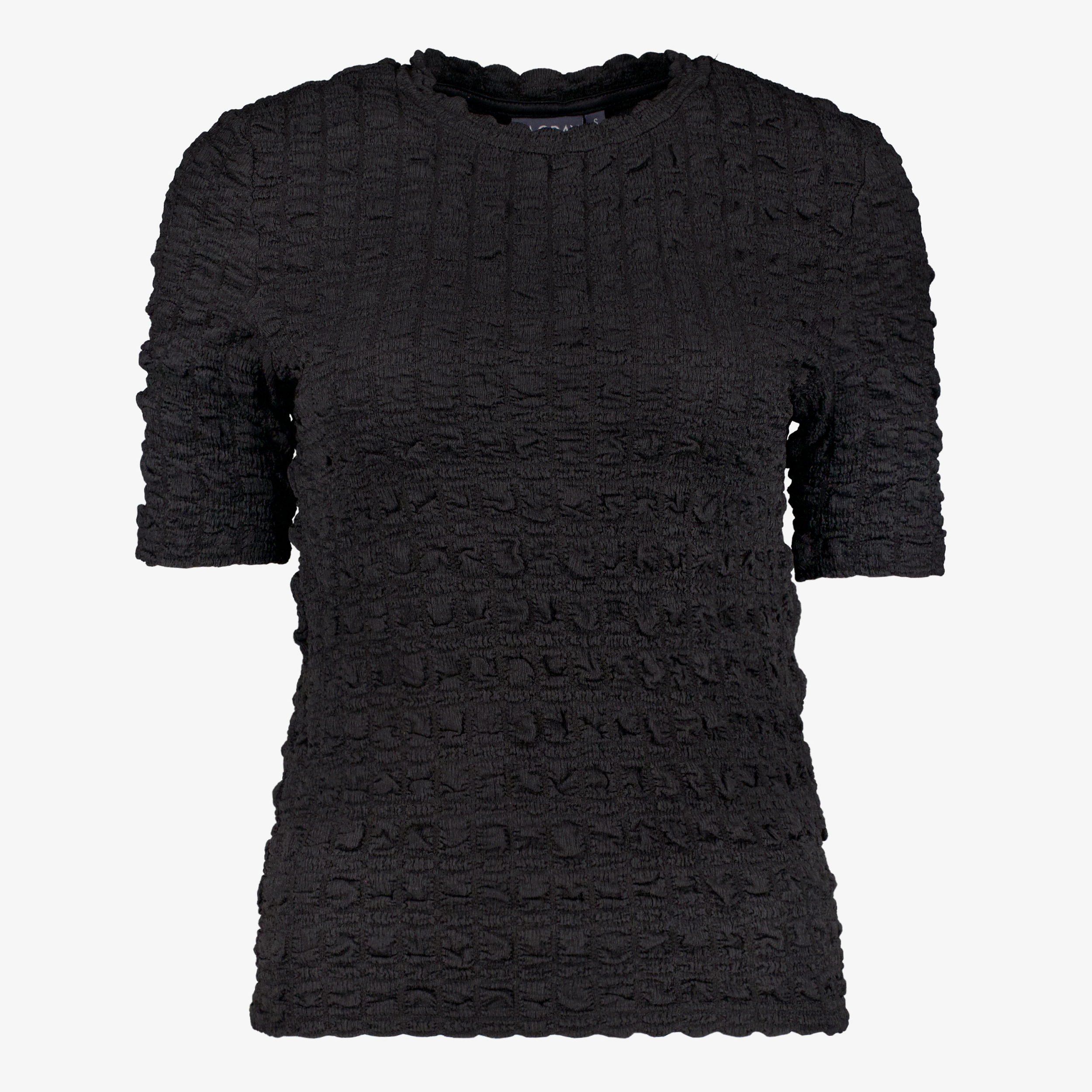 TwoDay dames structuur top zwart t-shirts & tops