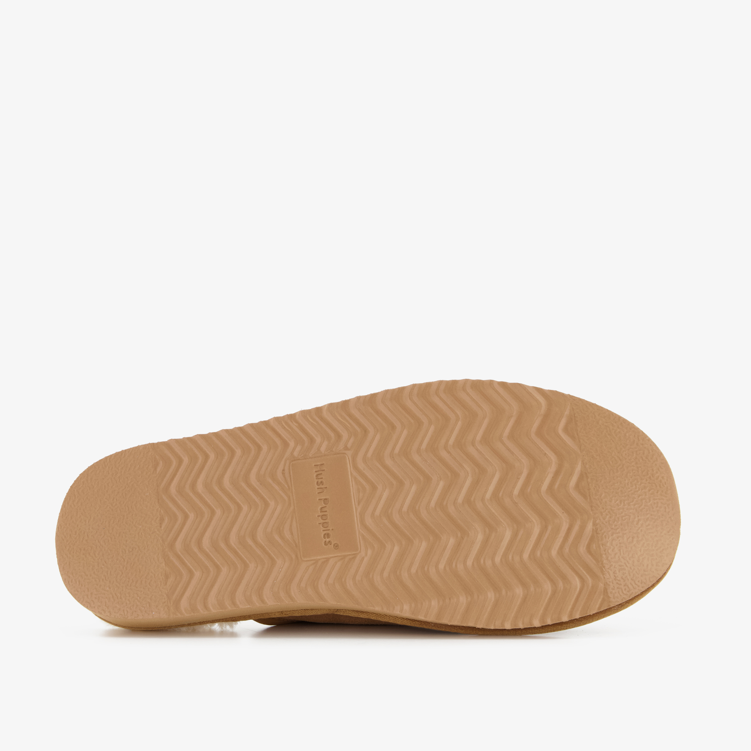 Hush Puppies suède heren instap pantoffels cognac – foto 3