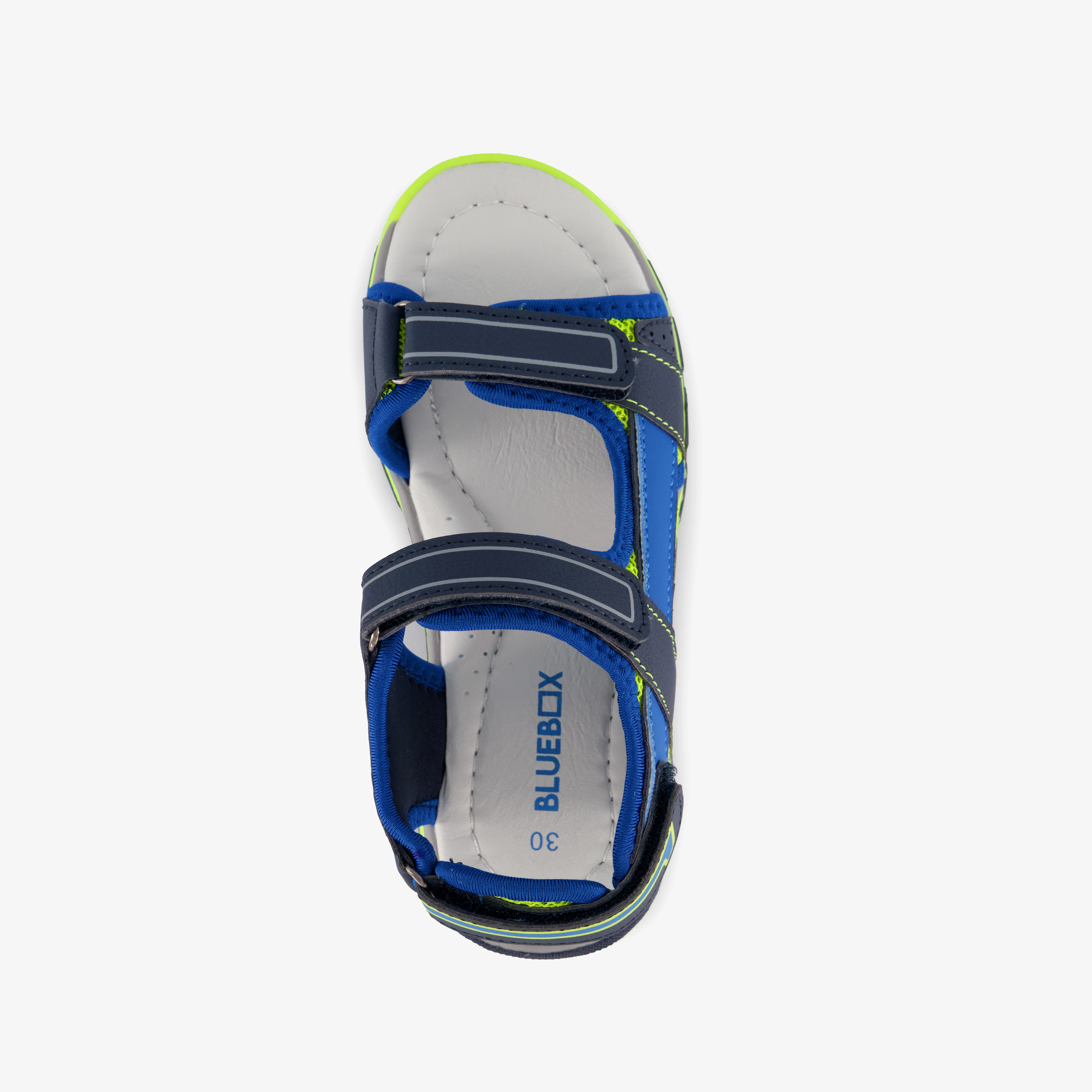 Blue Box jongens sandalen blauw groen – foto 4