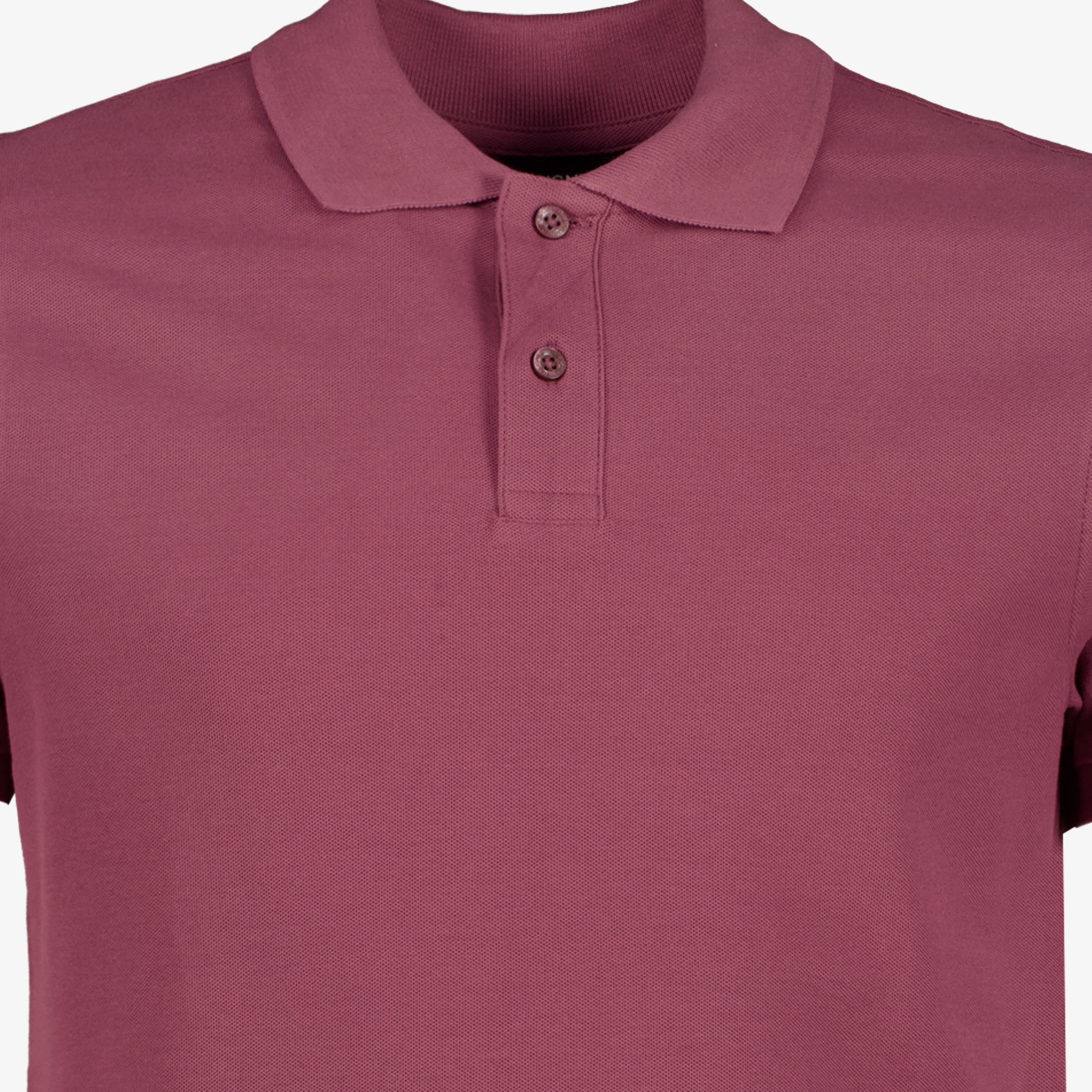 Unsigned heren polo bordeauxrood t-shirts & tops – foto 2