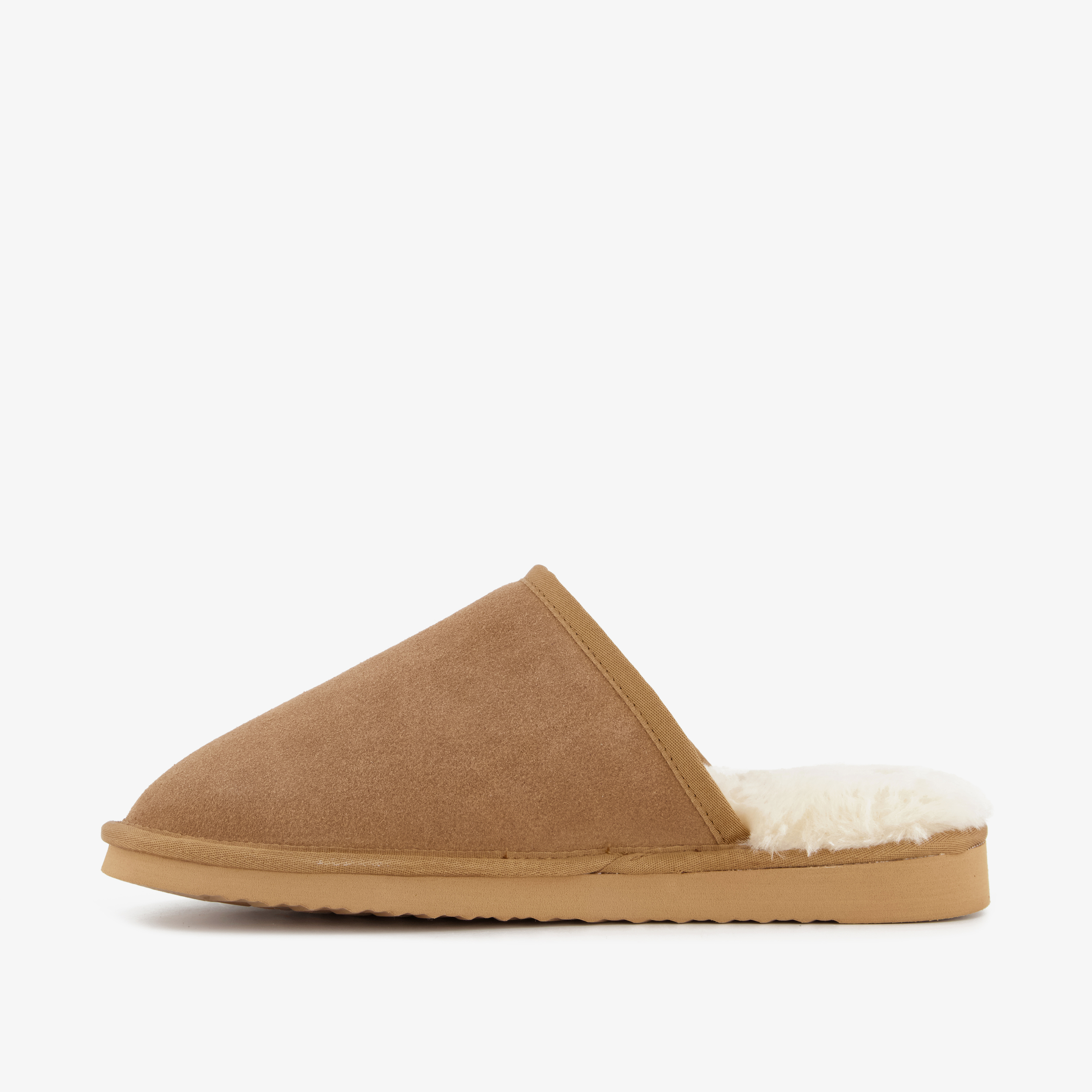 Hush Puppies suède muilen voor heren - cognac
