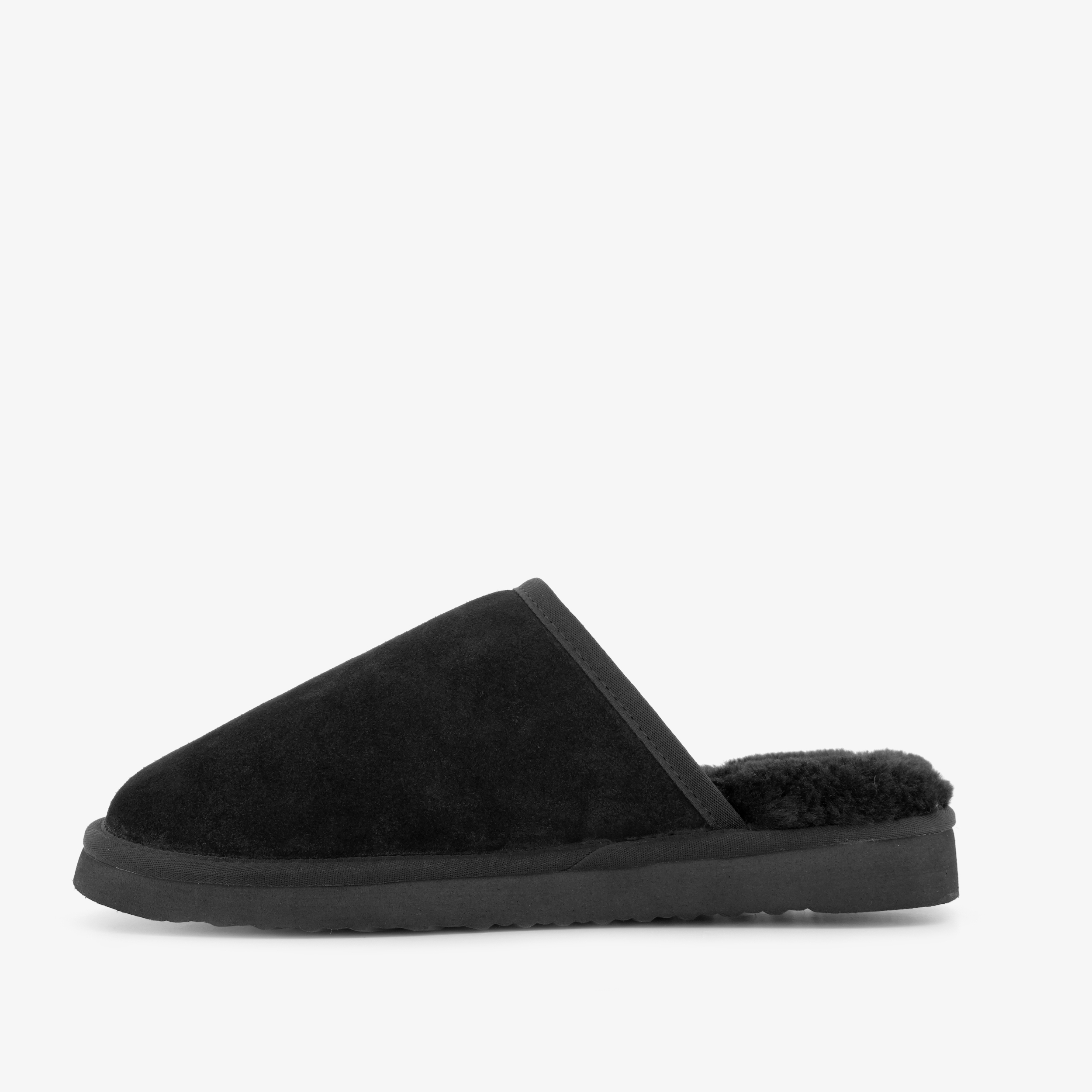 Hush Puppies suède muilen voor heren - zwart