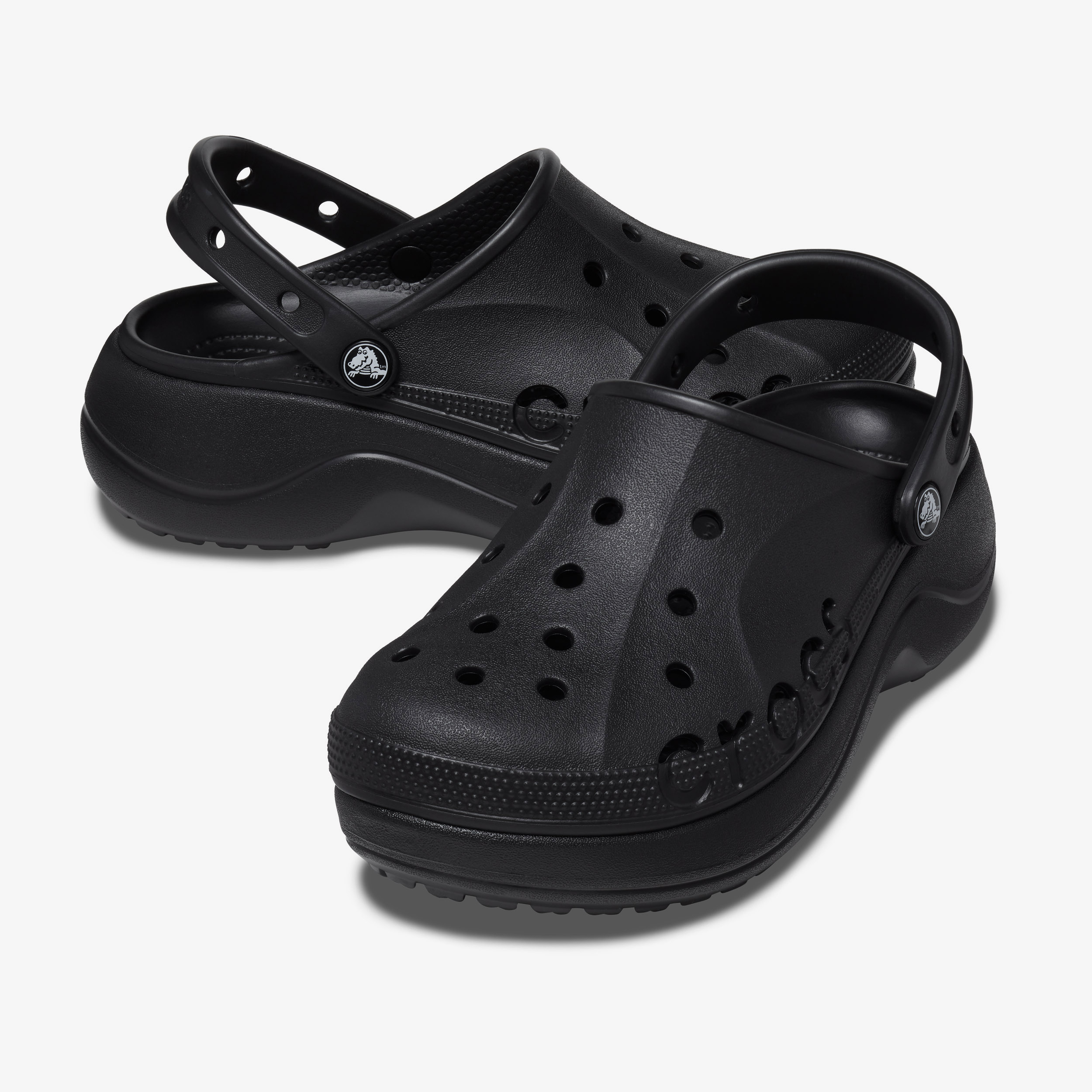 Crocs Baya Platform Clog dames klompen zwart – foto 5